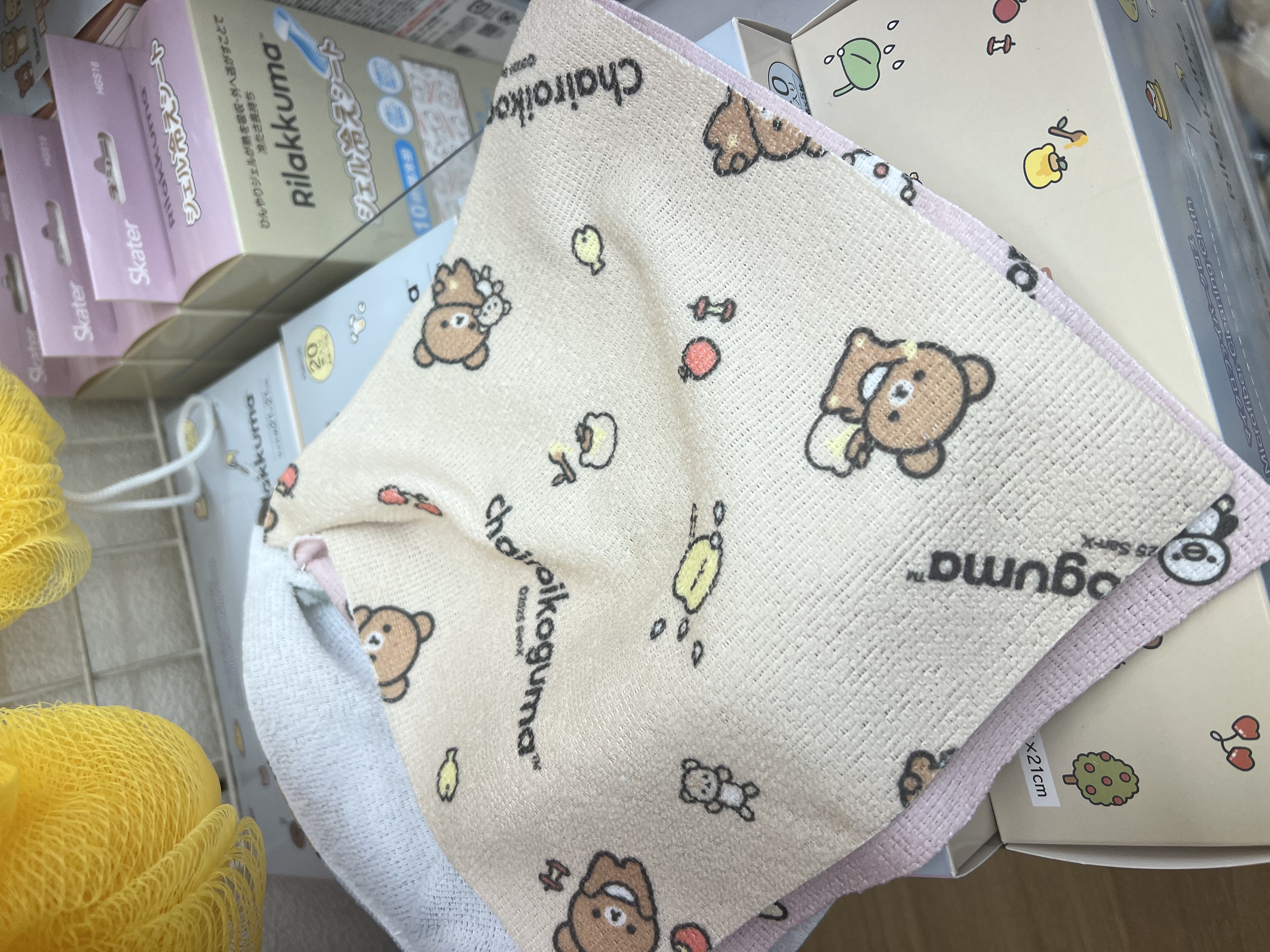 鬆弛熊 BASIC RILAKKUMA 超細纖維廚房盒裝清潔布｜20枚入