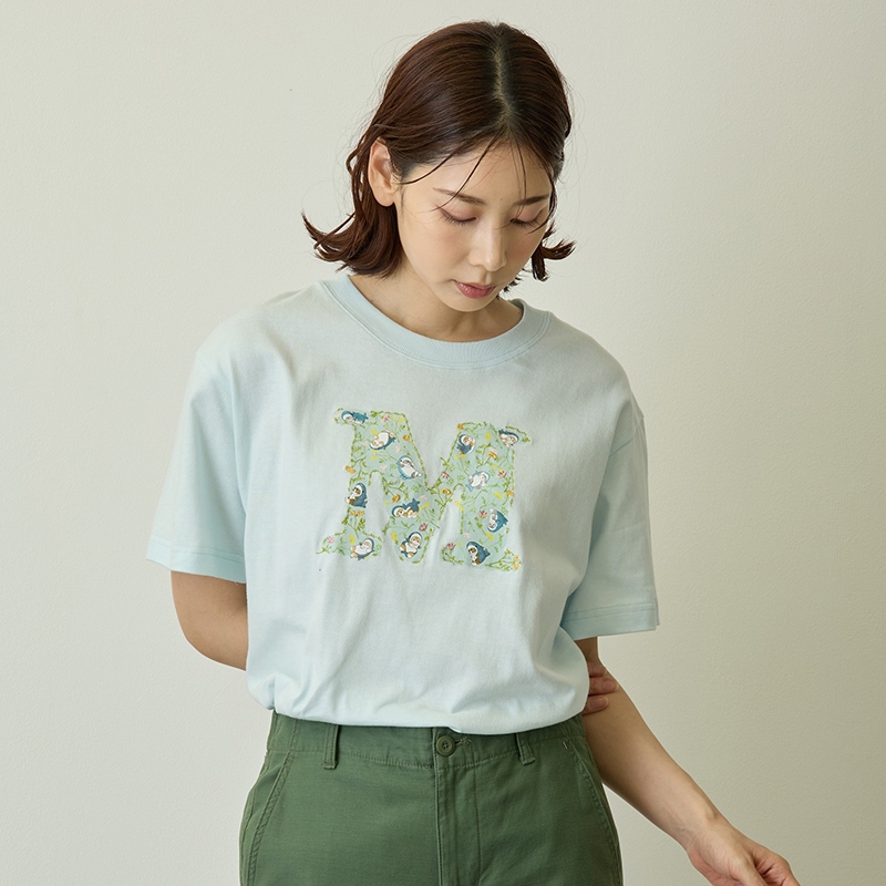 🌸 【預訂】mofusand×日比谷花壇 新品-Tee<藍色>