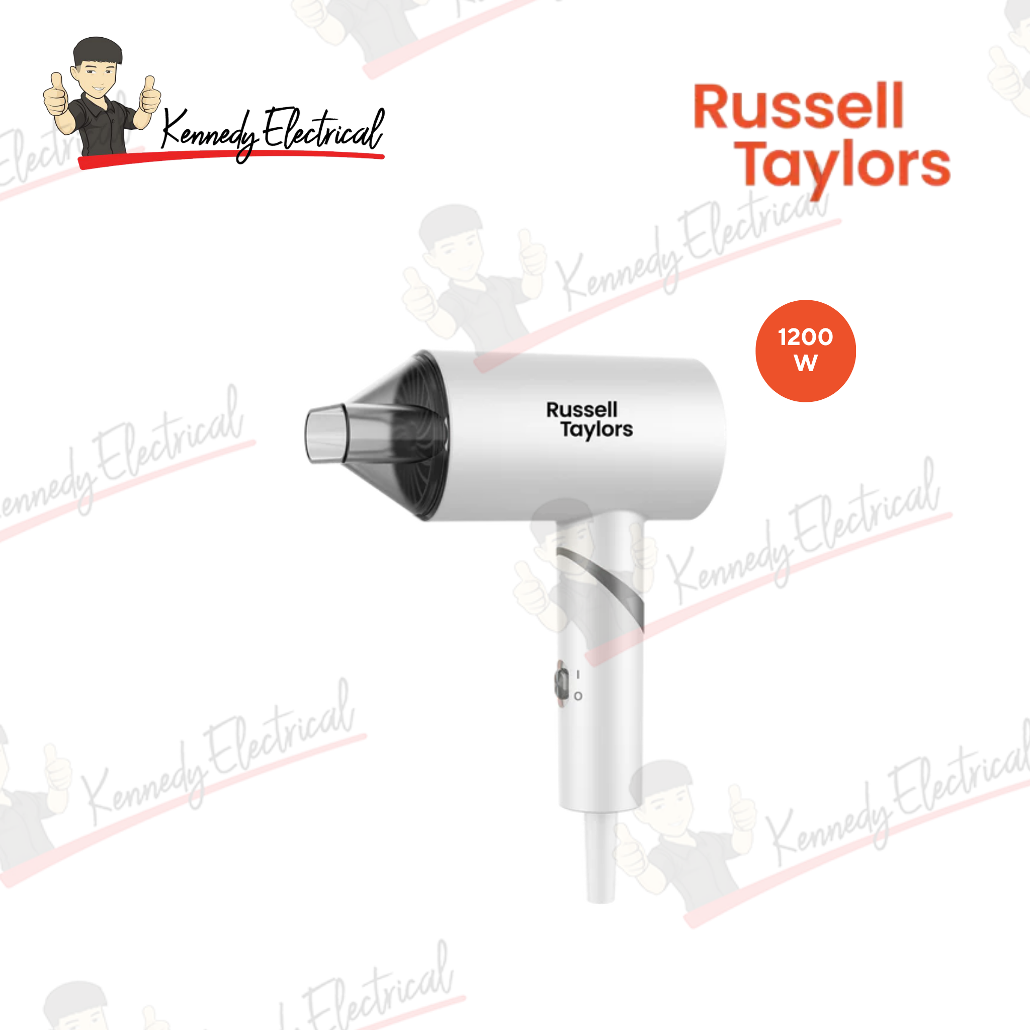 Russell Taylors 1200W Foldable Travel Hair Dryer (HD1)
