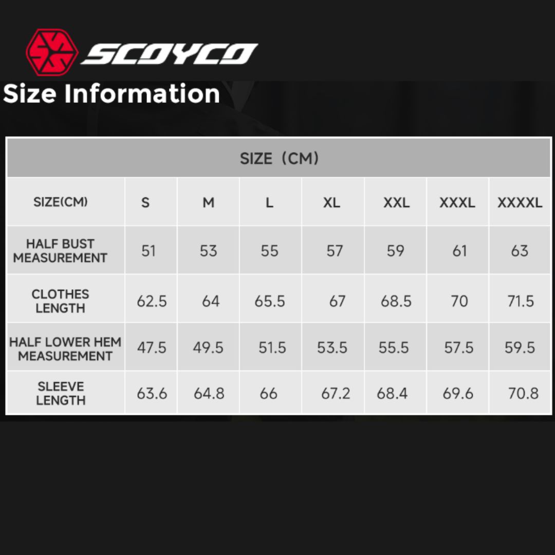 SCOYCO JK328 Motorcycle Riding Jacket Men | CE Protector | Touring Racing Jaket Motor Lelaki