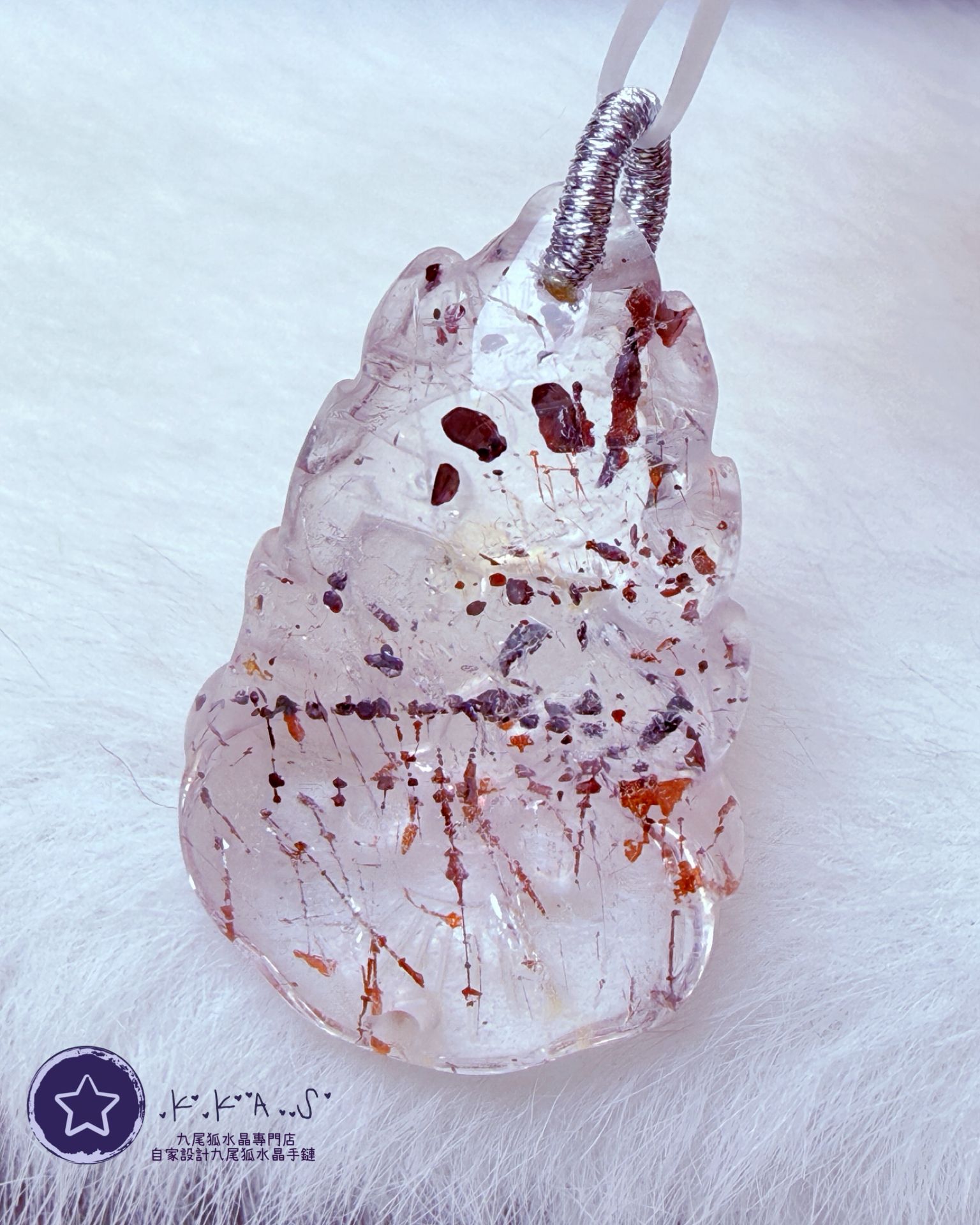 K00192 超七 如意狐 - 吊墜/手牌兩用款