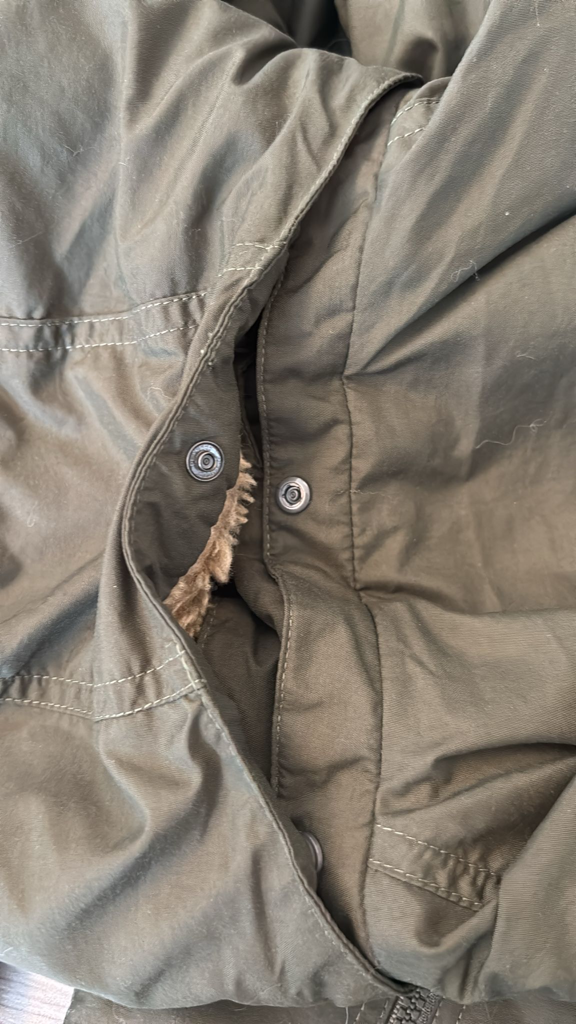 現貨 The North Face 毛毛底軍綠色外套