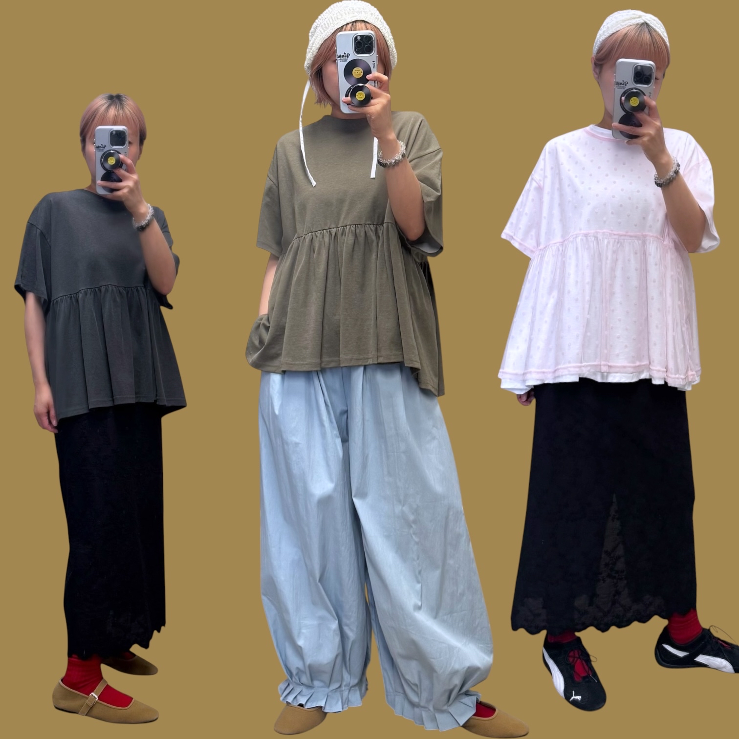 221419 淨色傘Tee