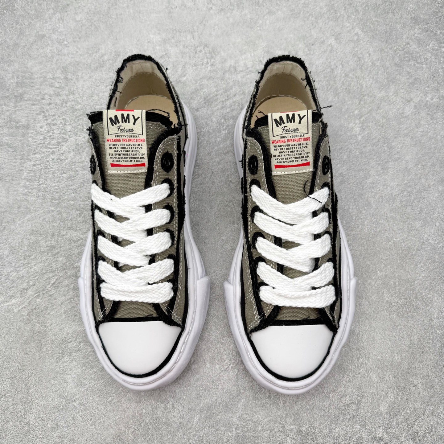 Maison Mihara Yasuhiro MMY "Peterson" OG Sole Canvas Low-top Sneaker