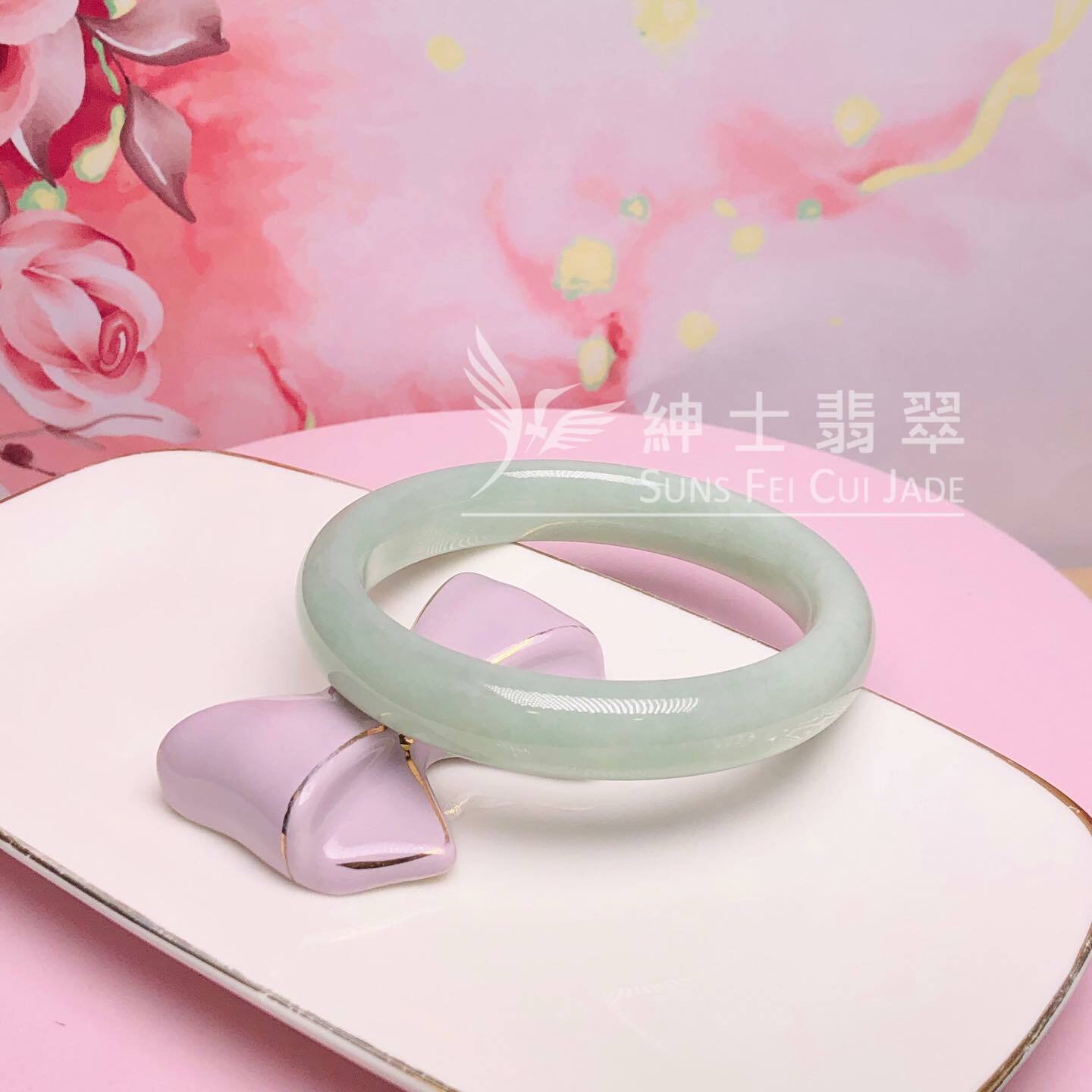 攞三橋晴水色福鐲55.6mm