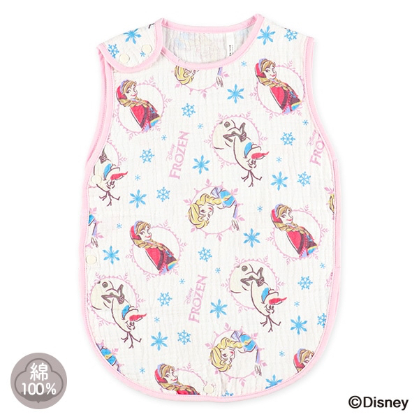 🇯🇵預訂 日本直送🇯🇵Frozen 滿印棉紗背心防踢睡袋