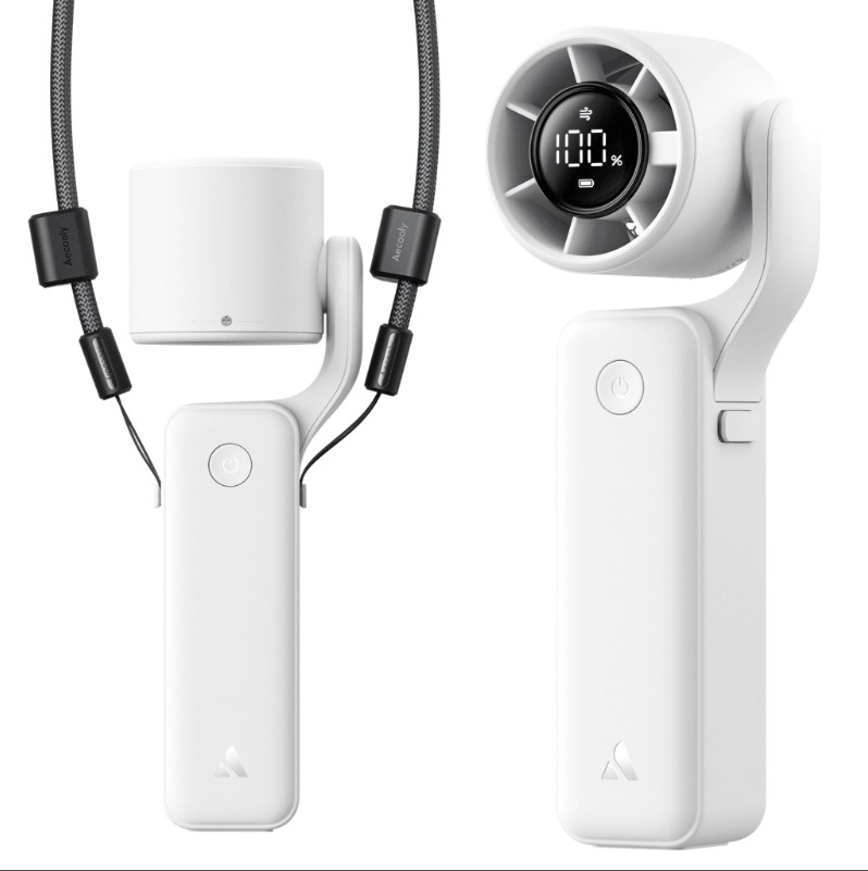 Aecooly AirGimbal 多合一旋轉高速風扇 PF04白色