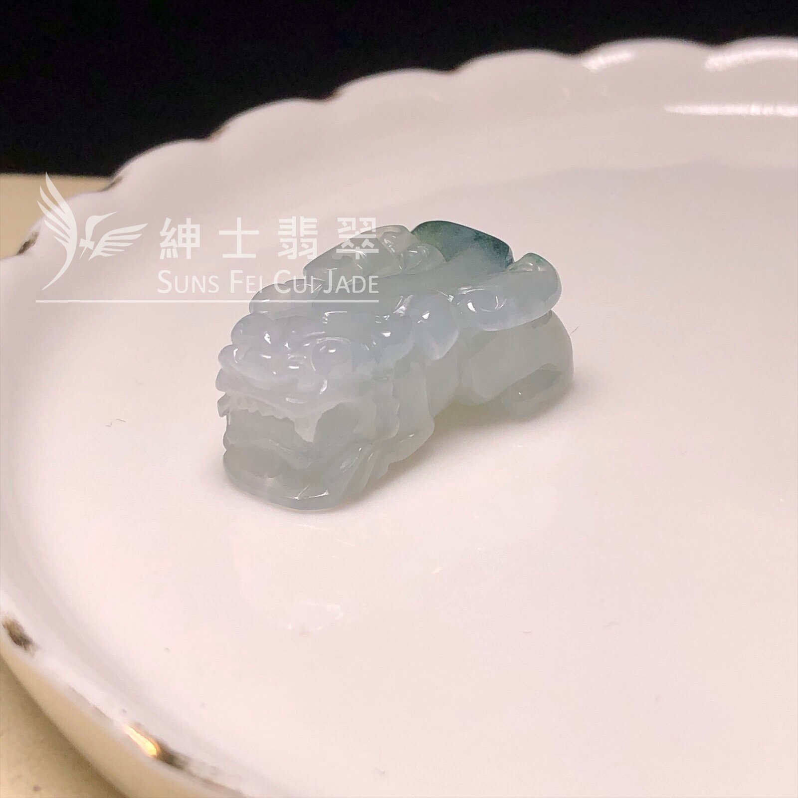 YK00442 飄藍花貔貅