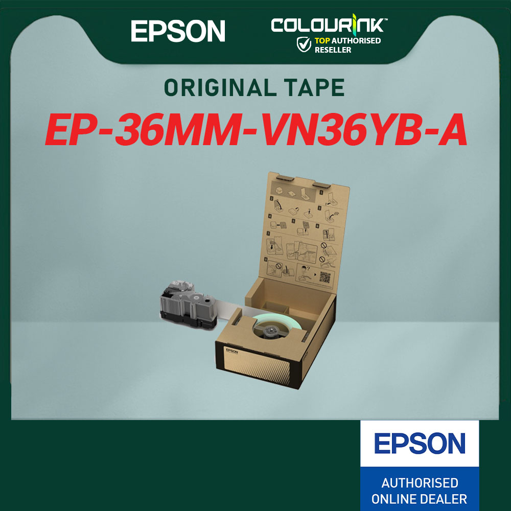 Epson Original Vinyl Laminated Sticker LK-Tape 4WBVN 5WBVN 5YBVN 5WBVN 6YBVN 7WBVN 7YBVN for Labelworks Printer
