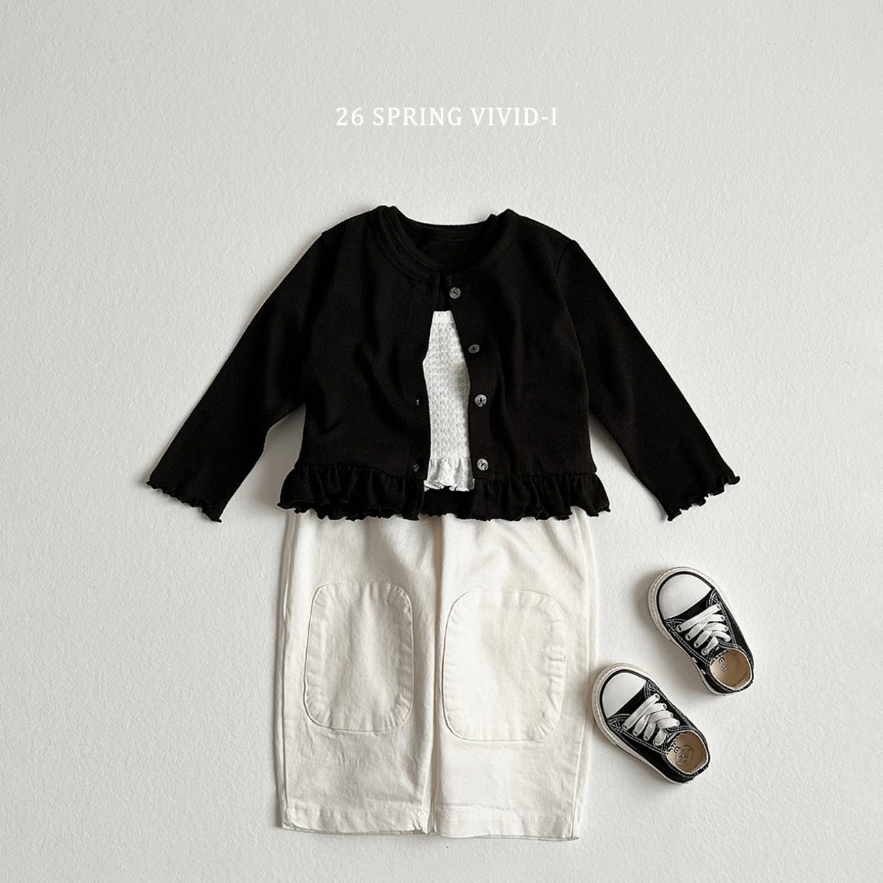 🌸預訂 韓國直送🌸🇰🇷VIVIDI四色荷葉邊針織吊帶胸衣