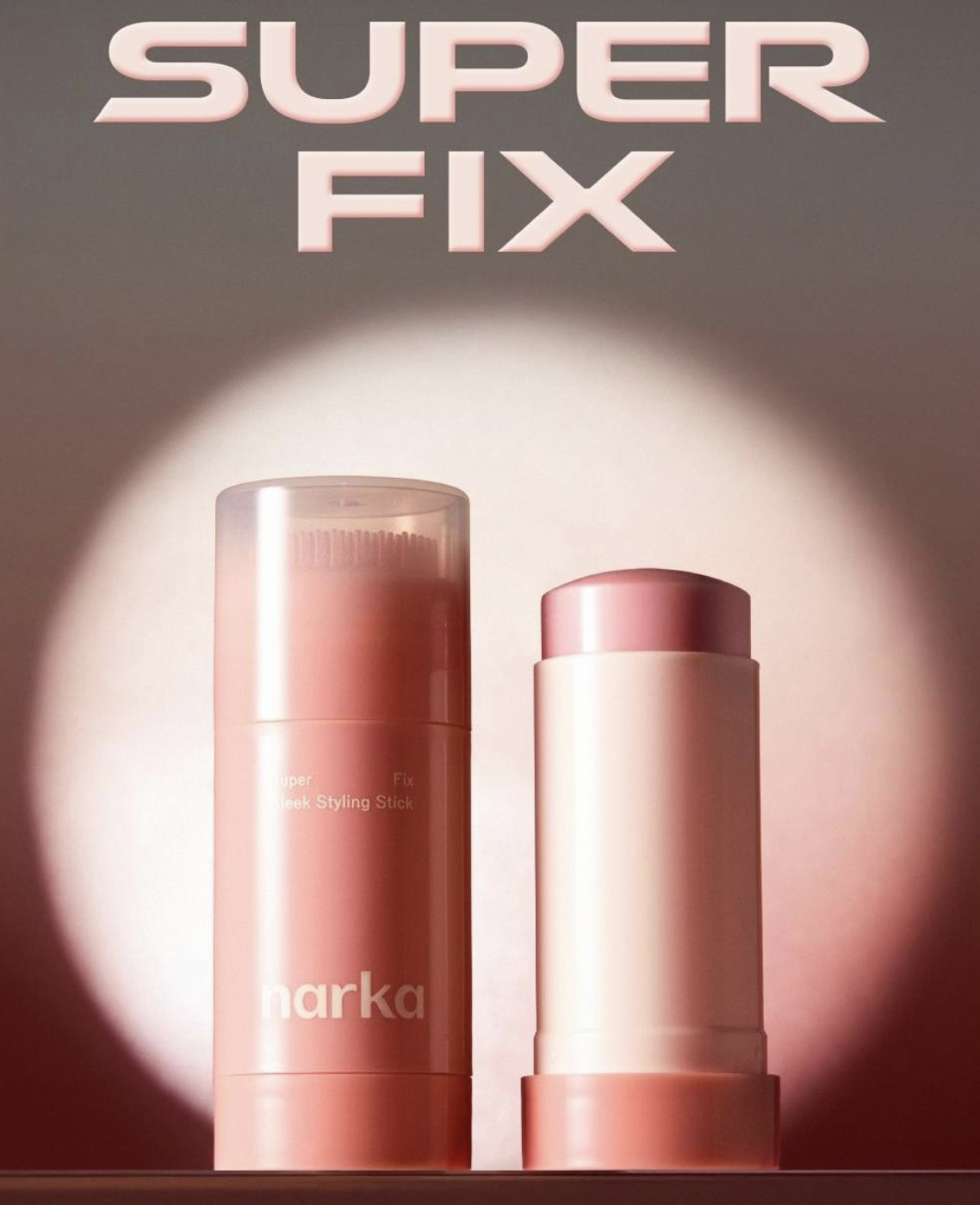 韓國 Narka Super Fix 純素 雙頭 純素滑順 髮蠟棒 ｜Sleek Styling Stick