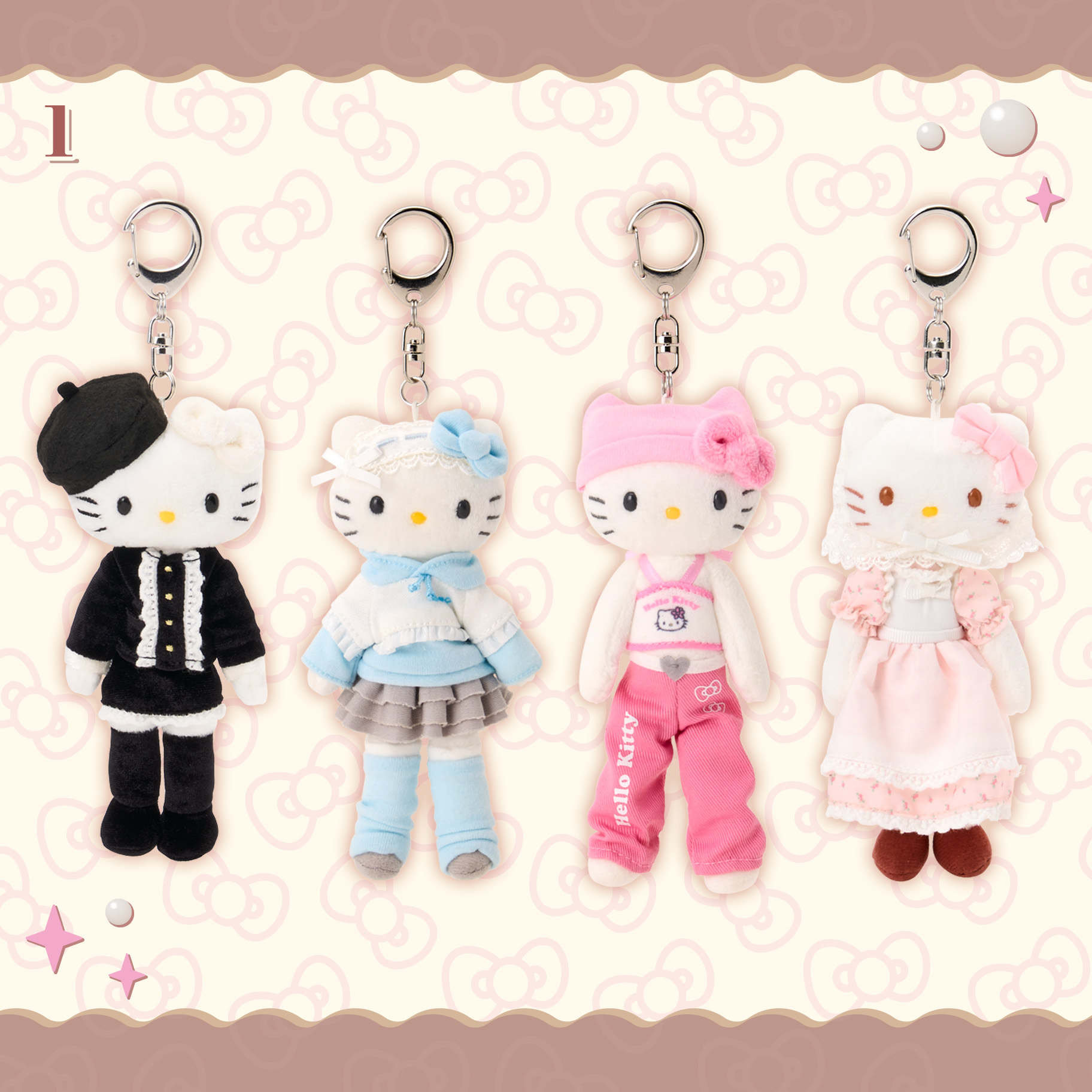 日本直送Hello Kitty長腿系列公仔掛飾