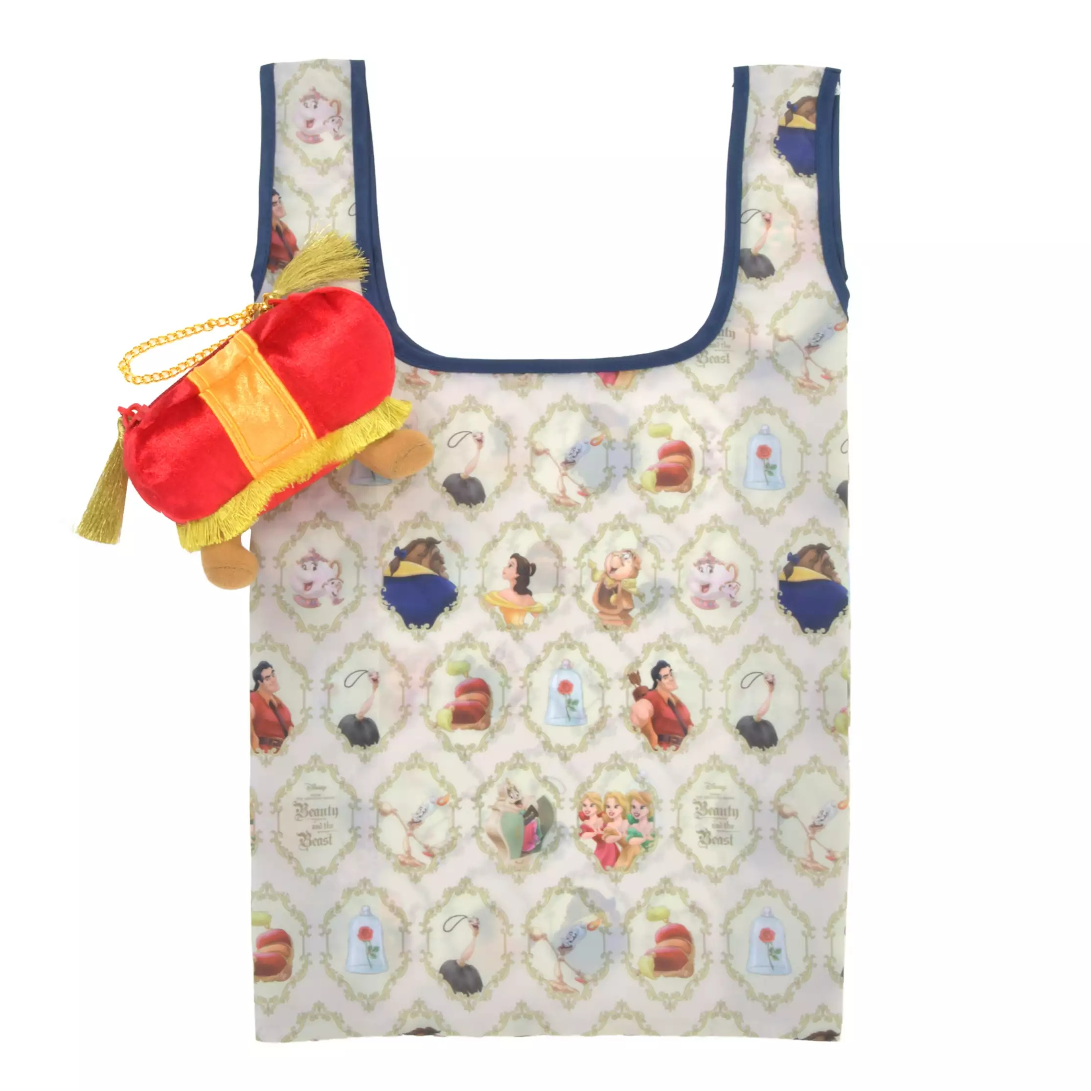 🌸 【預訂】Eco Bag with Pouch - DISNEY ANIMATION BEAUTY AND THE BEAST 35TH ANNIVERSARY