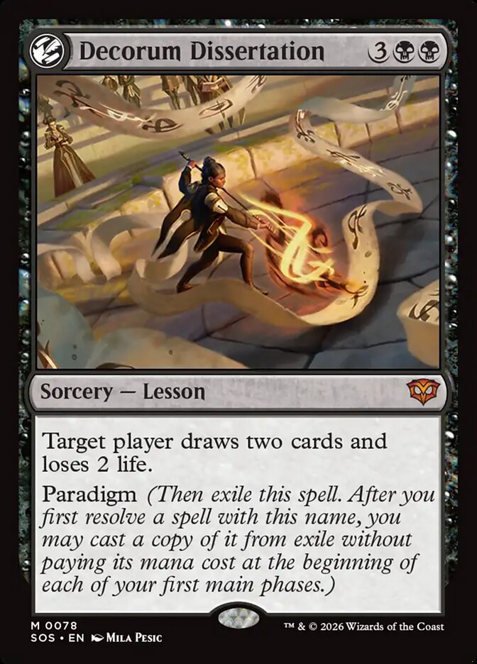 [EN] [Foil] Decorum Dissertation [SOS-078] M