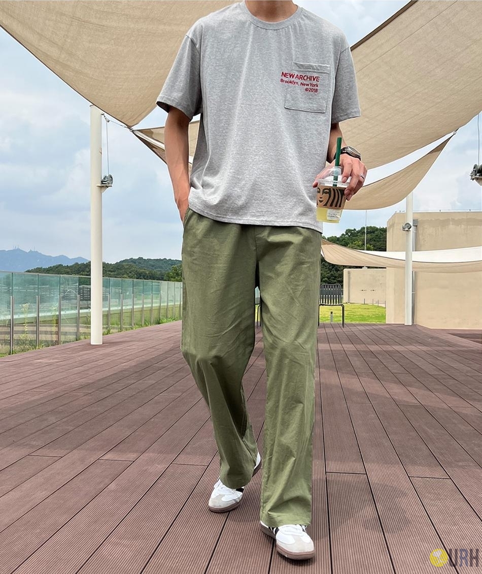 【100%保證韓國直送】New Archive Pocket Lettering 微短版寬鬆短袖 Tee 👕 [3 color] RG165930