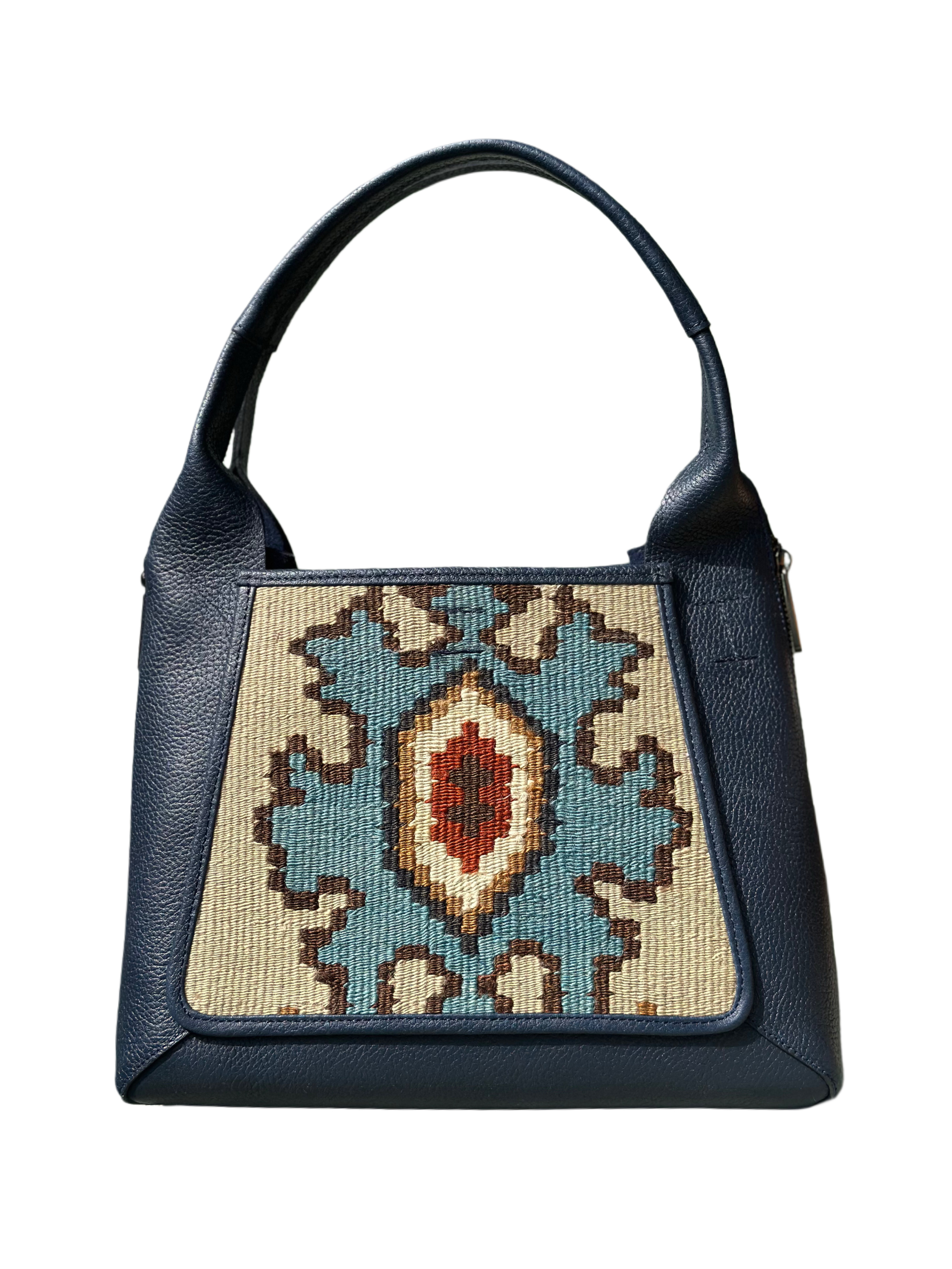 K21 土耳其真皮地氈手袋（深藍色）