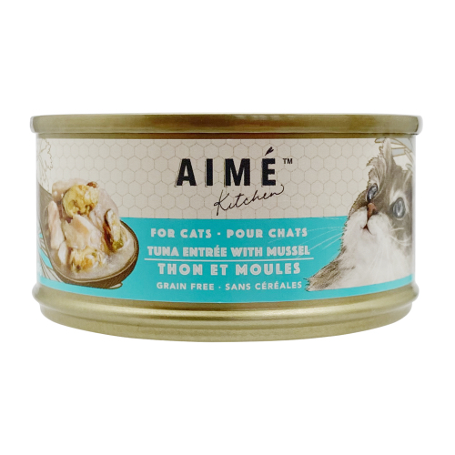 AIME KITCHENS 無穀物 吞拿魚配青口 營養貓罐 85g