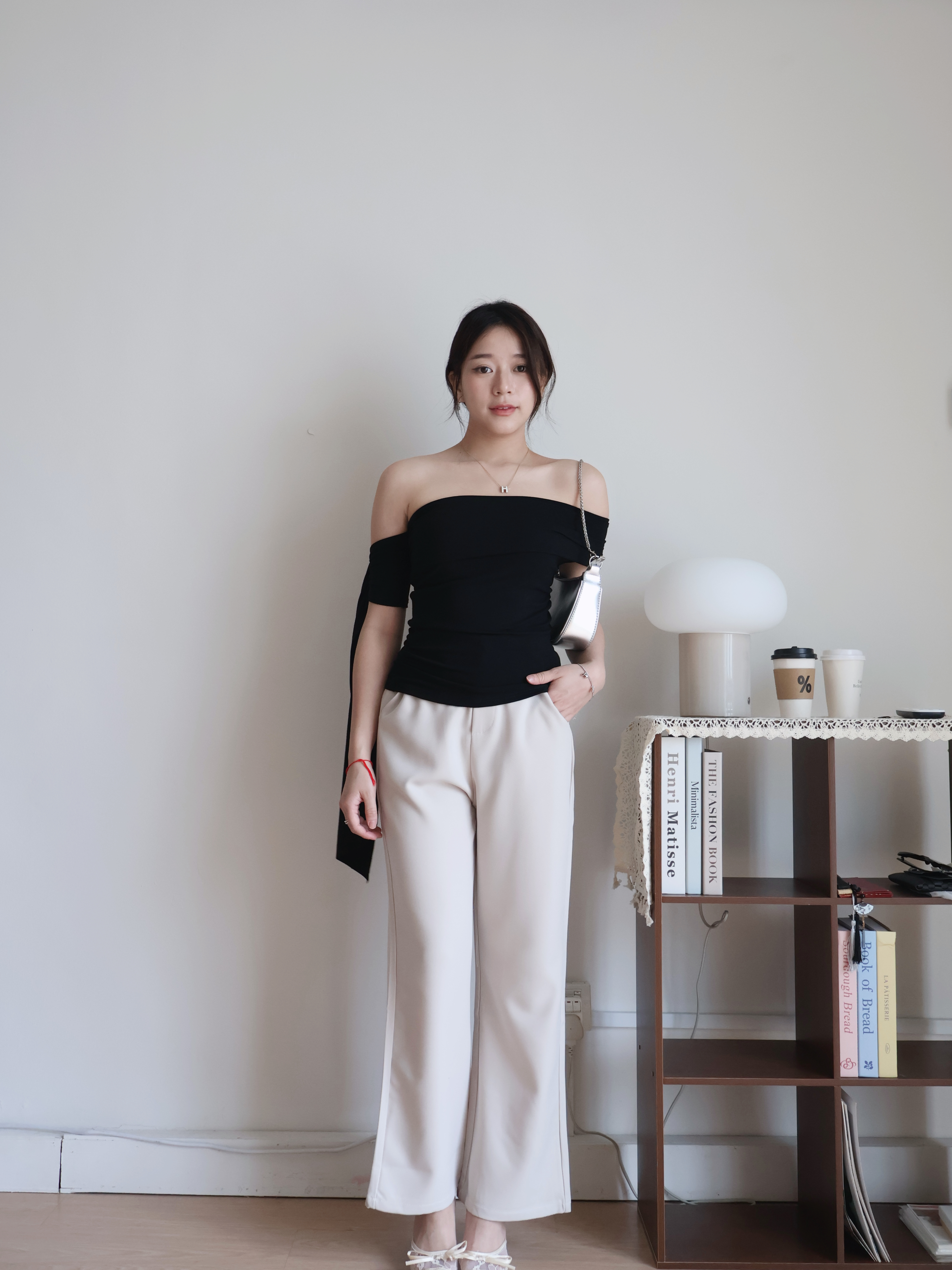 Joice Suit Pants | Cream
