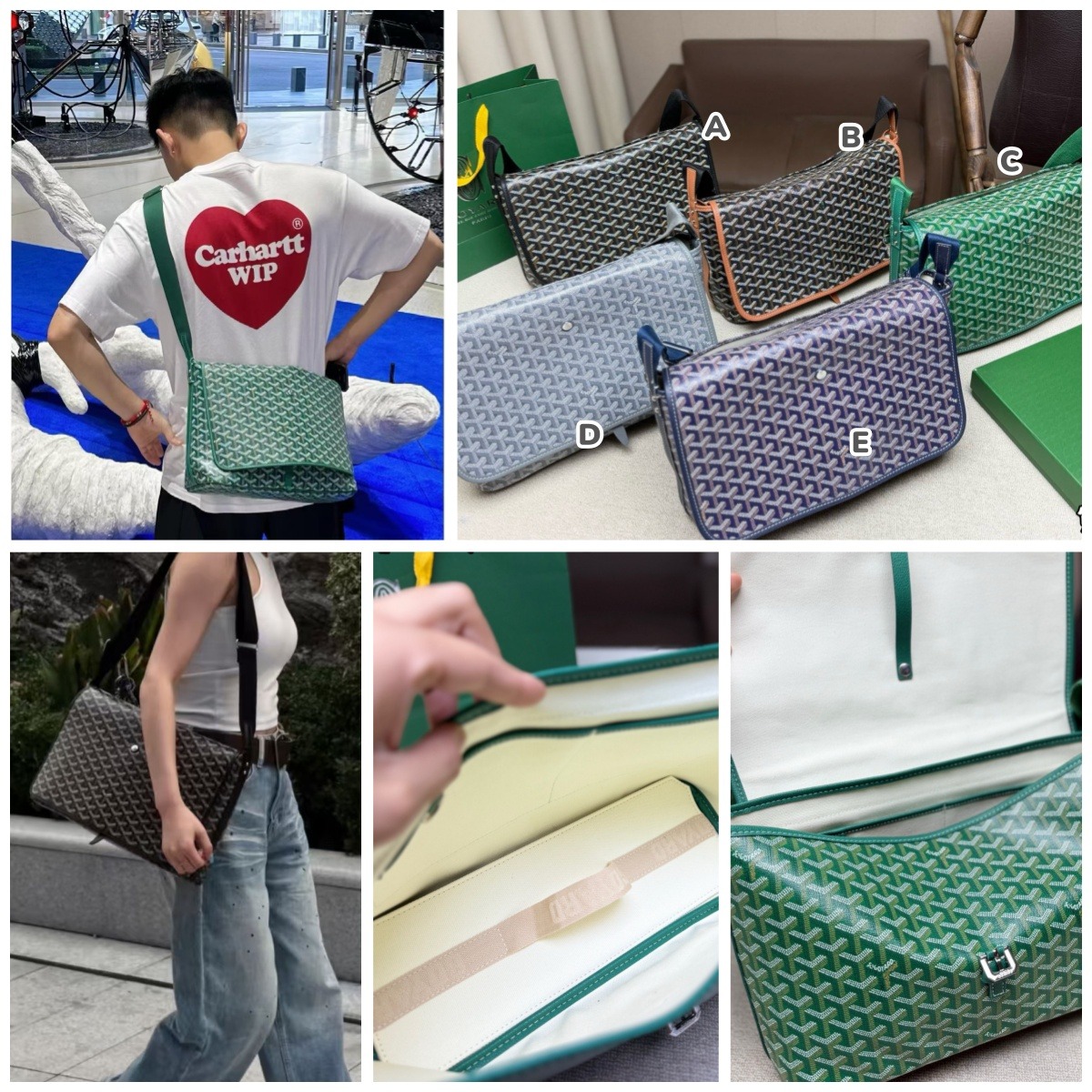 Goyard Capetien 郵差包 膠袋包裝