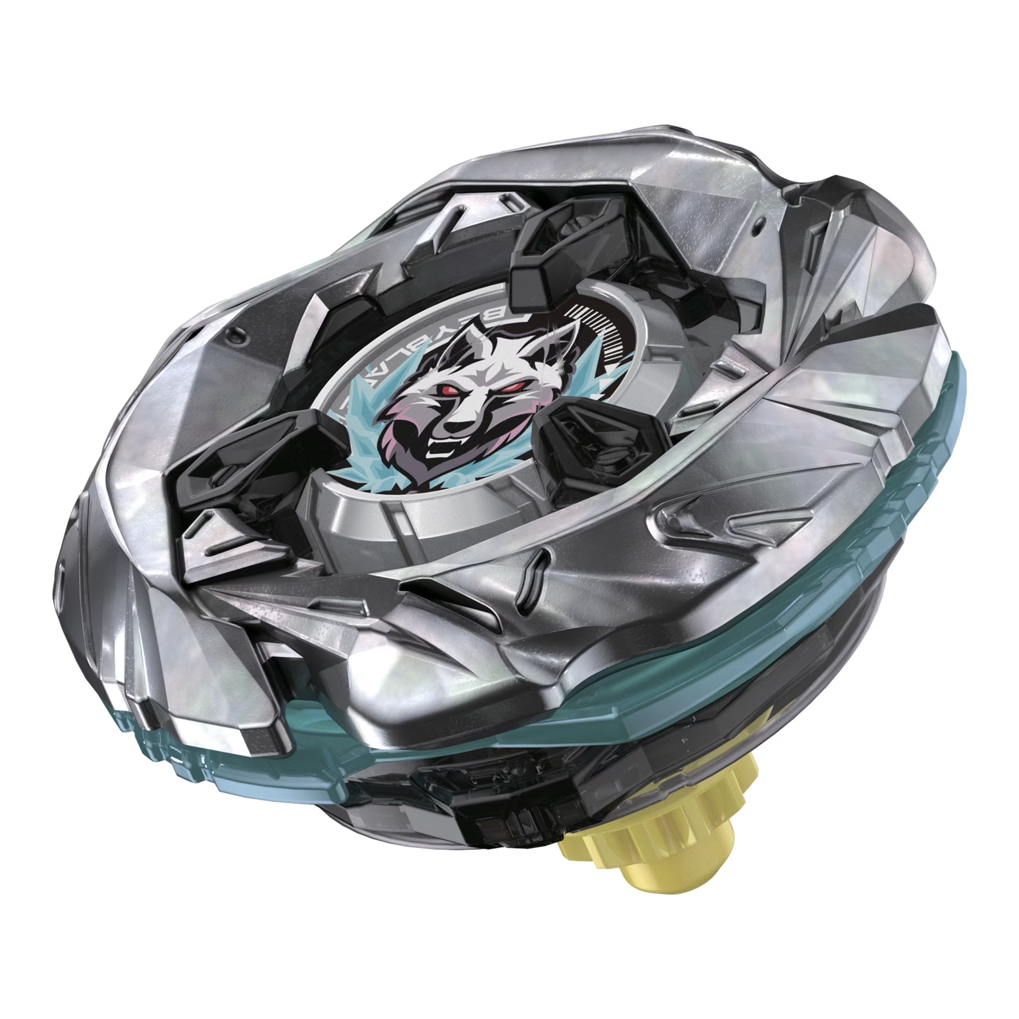 【防禦不破/反擊神物】爆旋陀螺 X 銀狼 3-80FB Beyblade X Sterling Wolf 3-80FB UX Starter Pack Top and Launcher - 獨特防禦反擊型、FB金屬軸心、附專用發射器