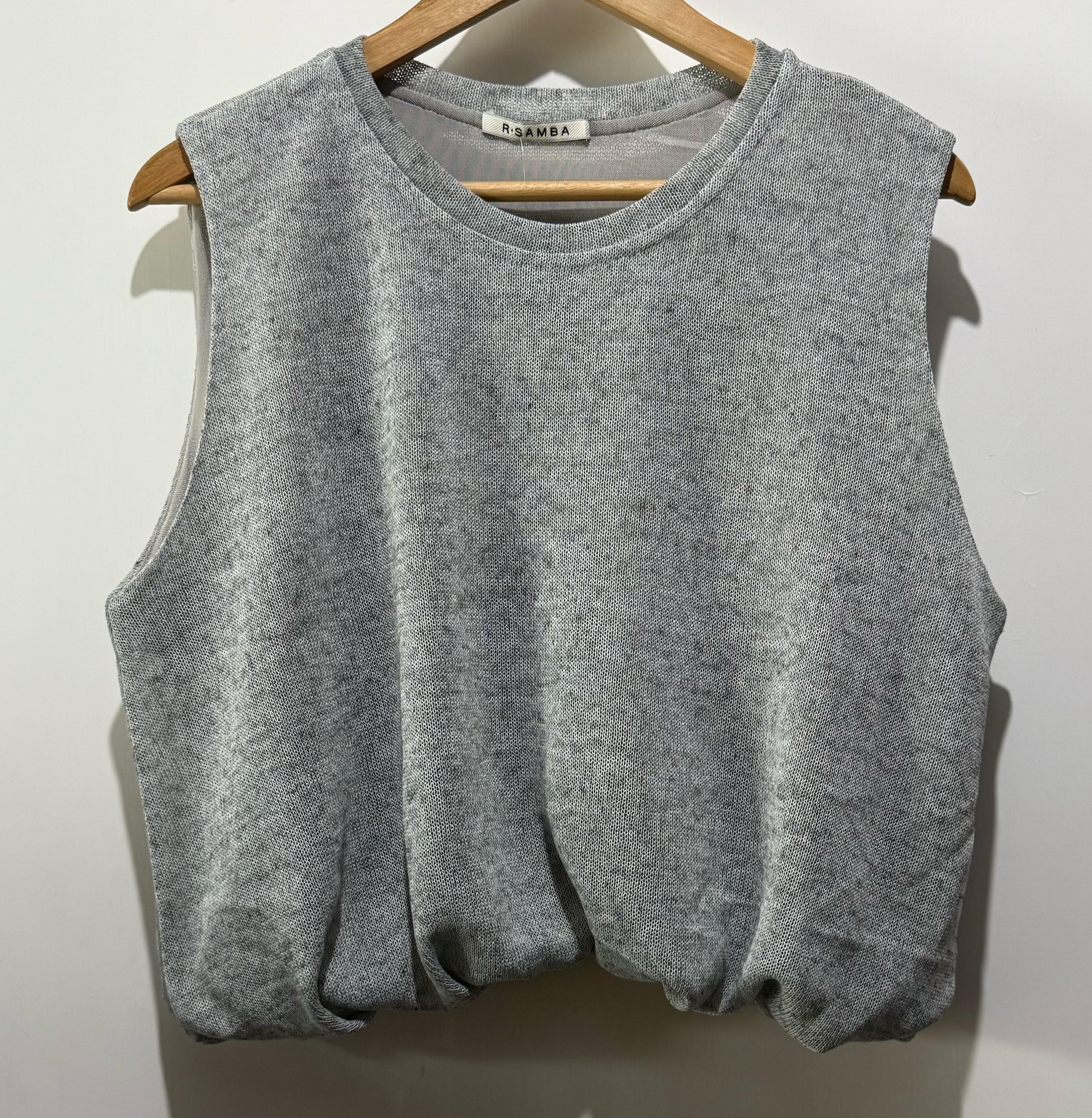 #2091 軟fufu薄線棉背心☁️