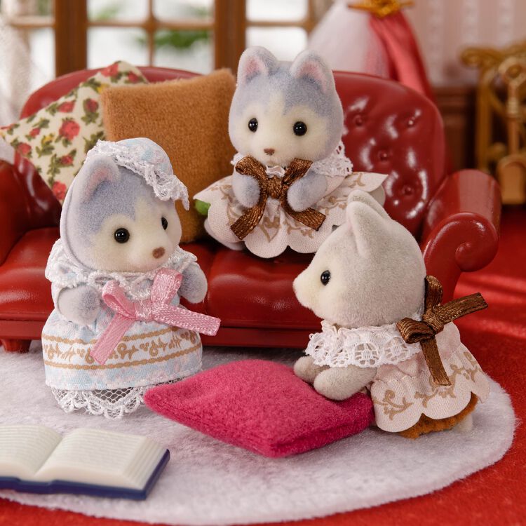 森林家族哈士奇公仔