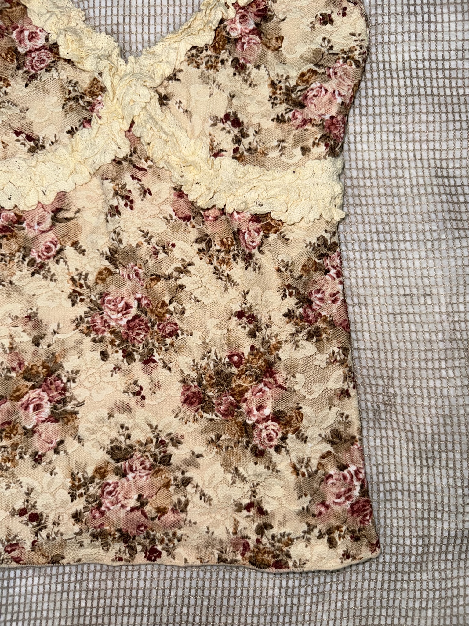 Coquette Fairycore Vintage Floral Camisole