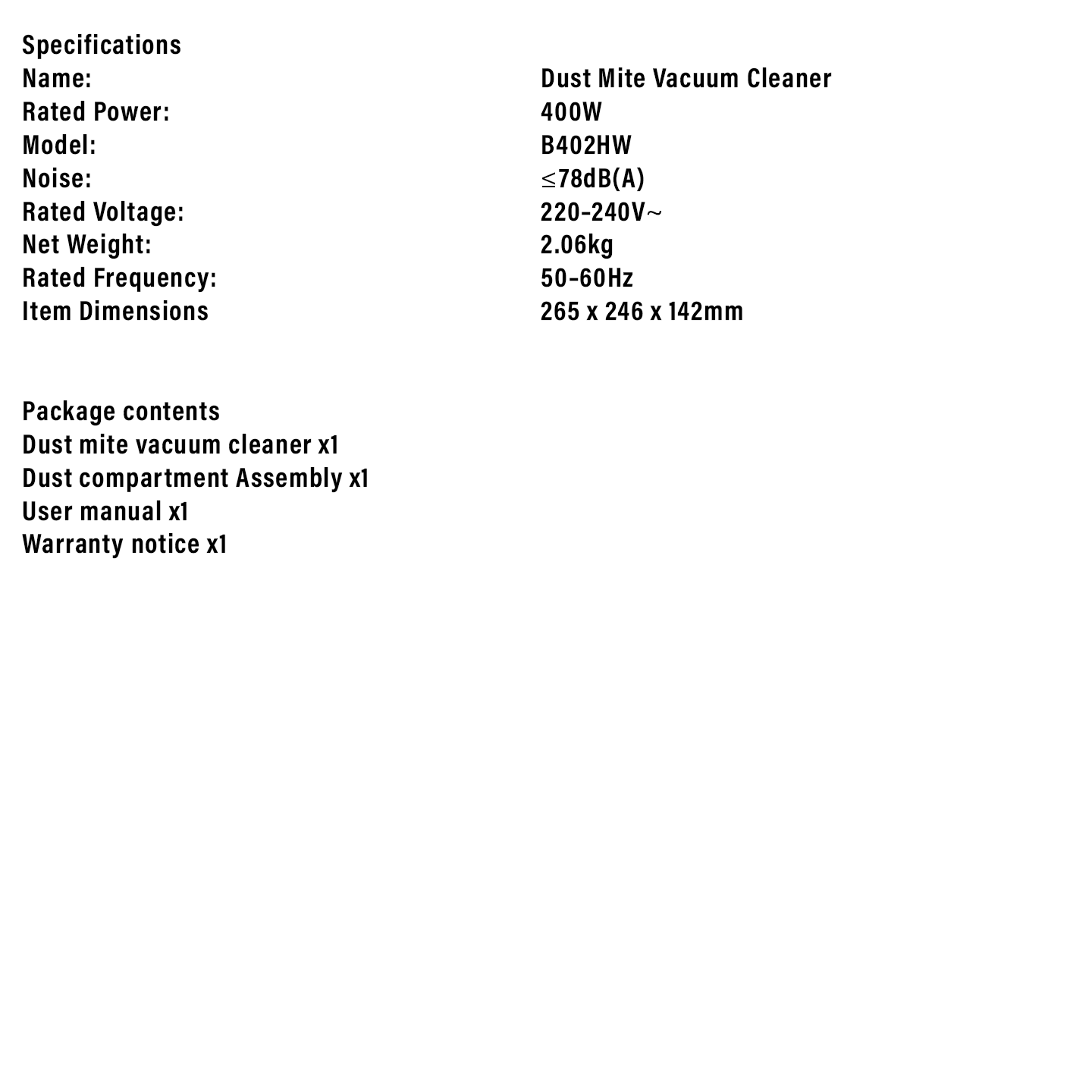 Xiaomi 14kPa Dust Mite Vacuum Cleaner Pro UV-C (BHR8942GB)