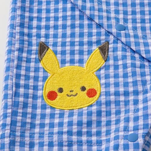 Monpoke比卡超格仔短袖衣 70/80cm