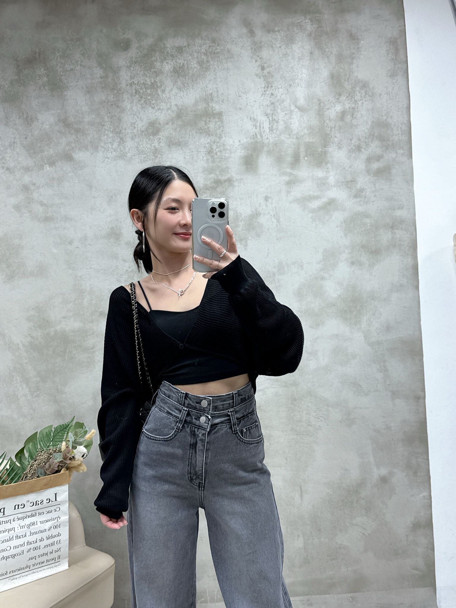 型領幼帶暗紋Bra top