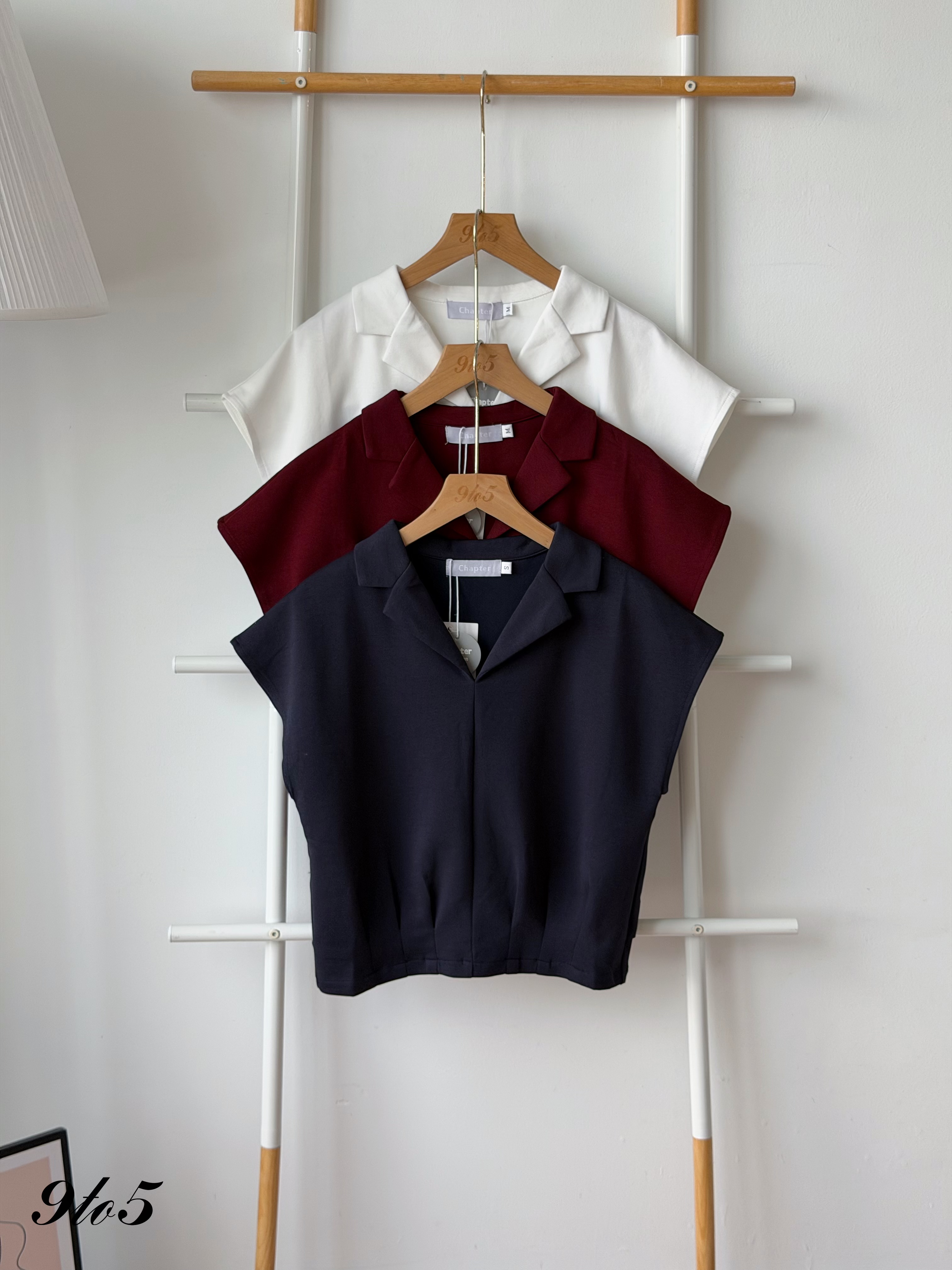 T4542 Cape Sleeve V Neck Shirt - 3 Colors 