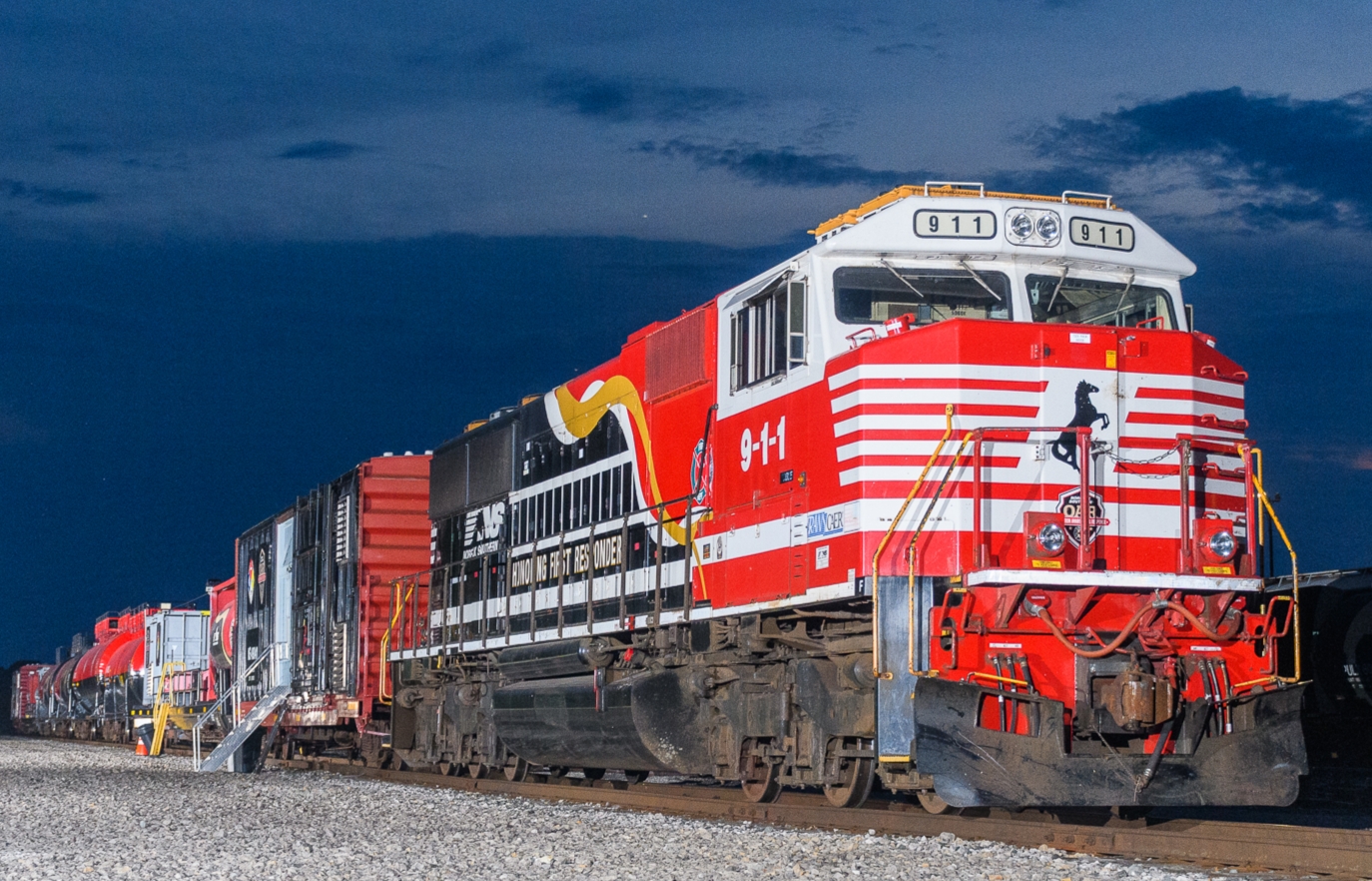 美國 911 Norfolk Southern SD60E 9-1-1 DCC w/Sound