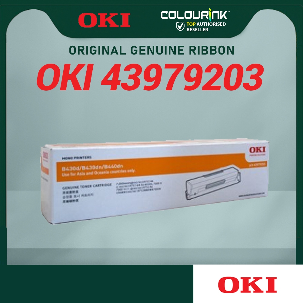 💢CLEAR STOCK 💢 OKI Original Genuine Toner Black 7k 43979203 suitable B430 B440 MB460 MB470 MB480