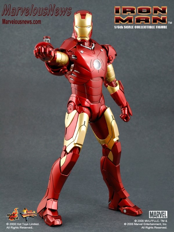 Hottoys Ironman Mark III可動figure 1/6 鋼鐵人 Mk 3 鐵甲奇俠 鋼鐵俠 