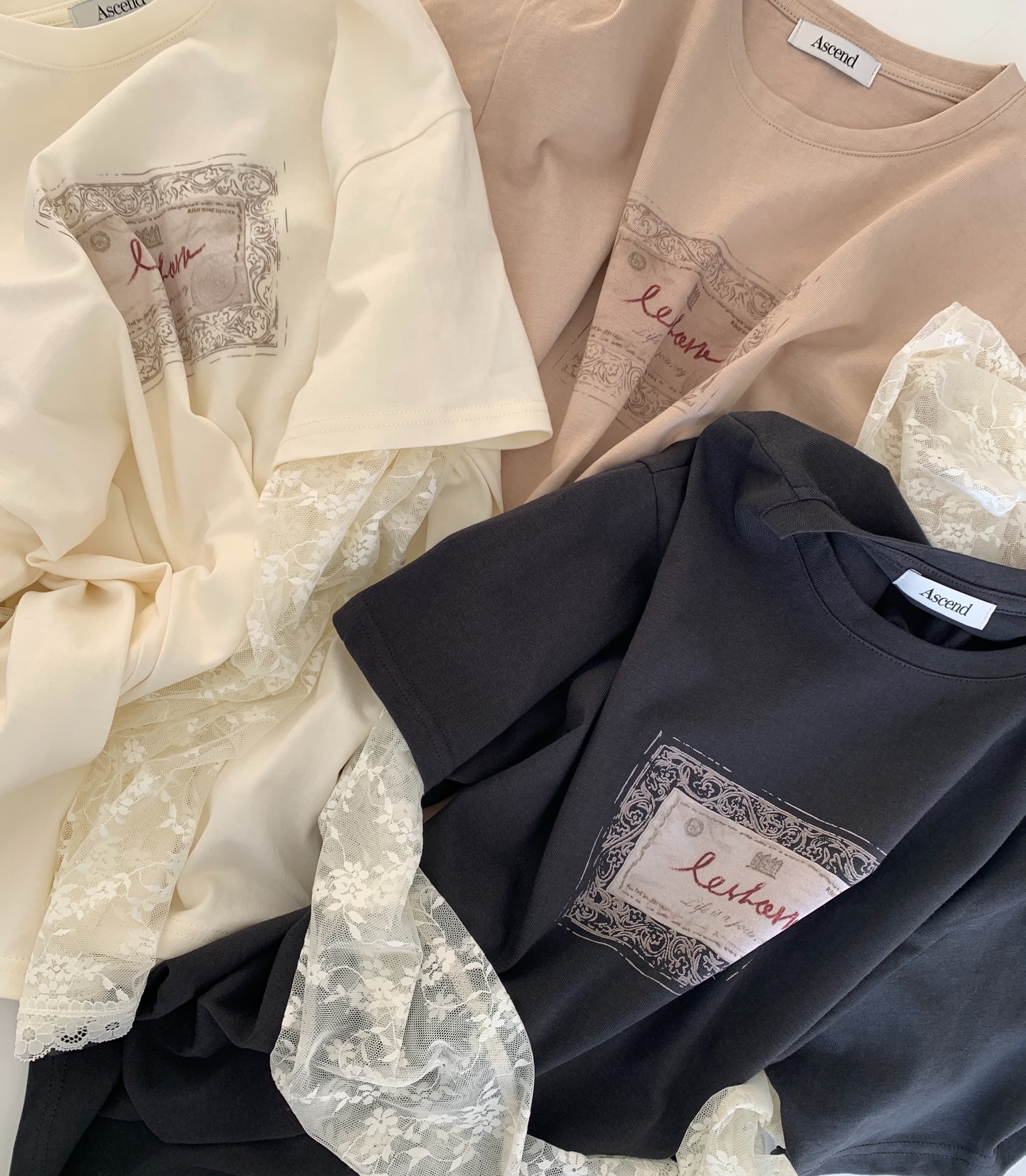 romance lace t-shirt