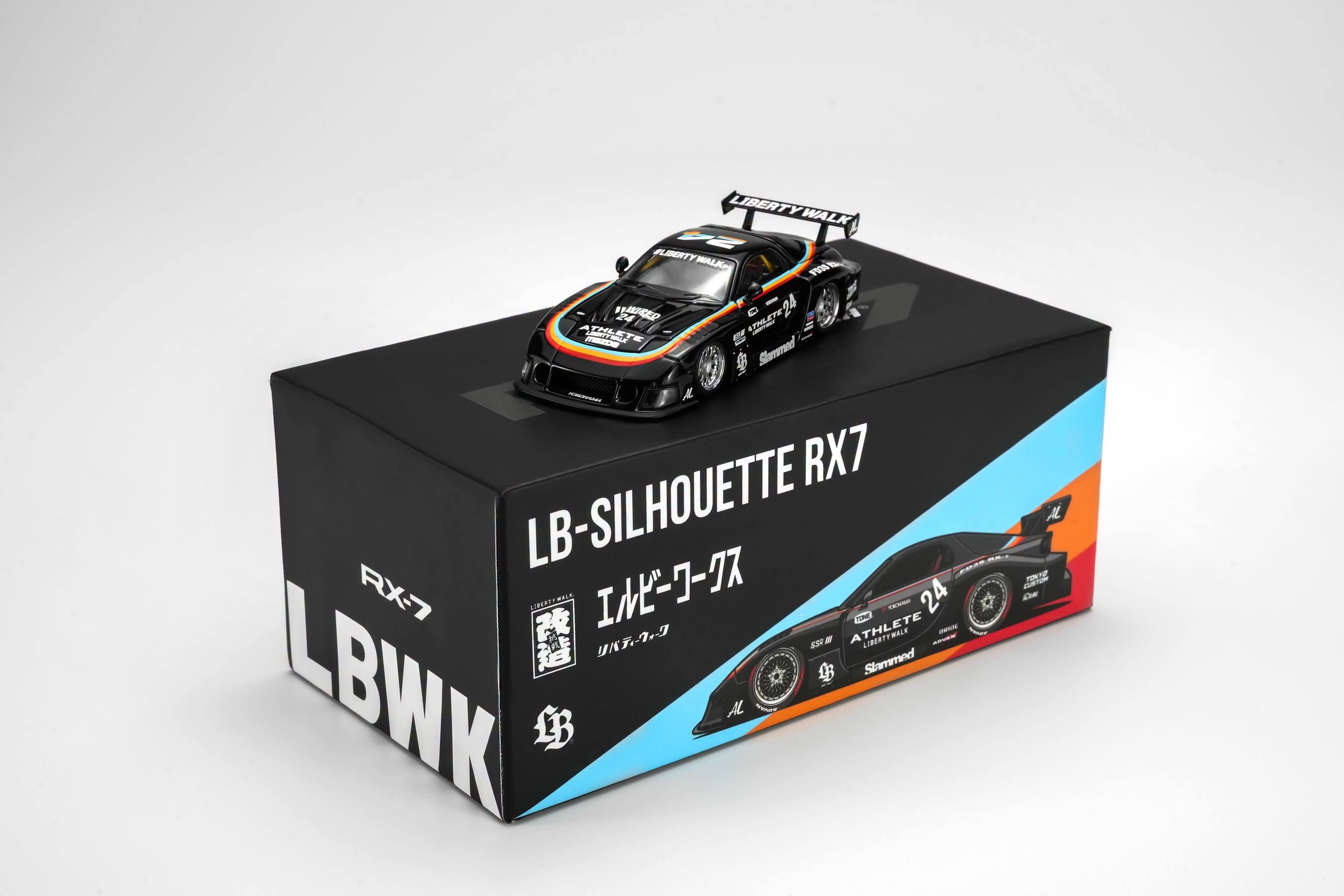 (預訂 Pre Order) MOTORHELIX (M61112) LB-SUPER SILHOUETTE MAZDA FD3S RX-7 ATHLETE LIMITED EDITION 2999PCS