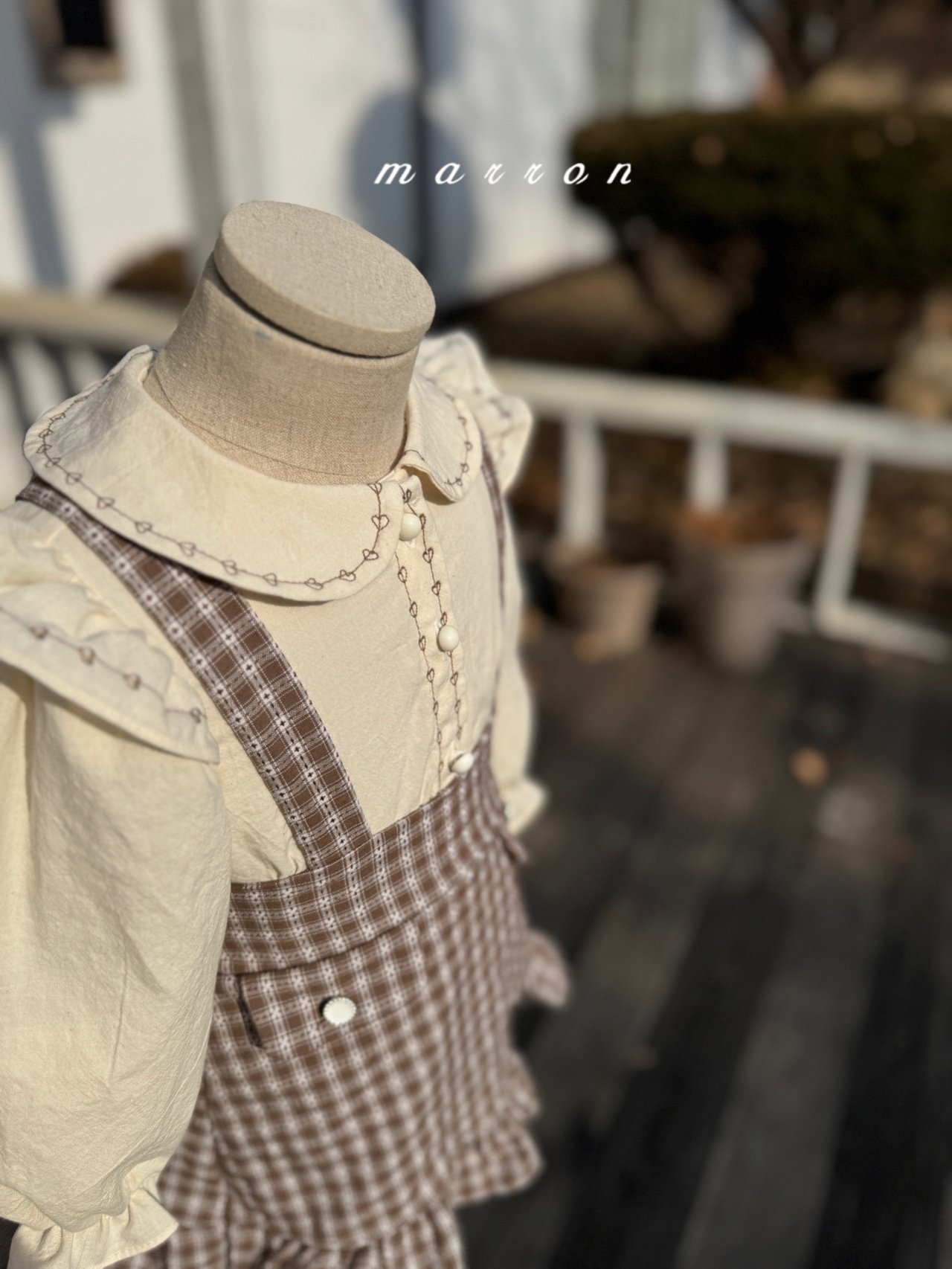 🇰🇷Marron blouse