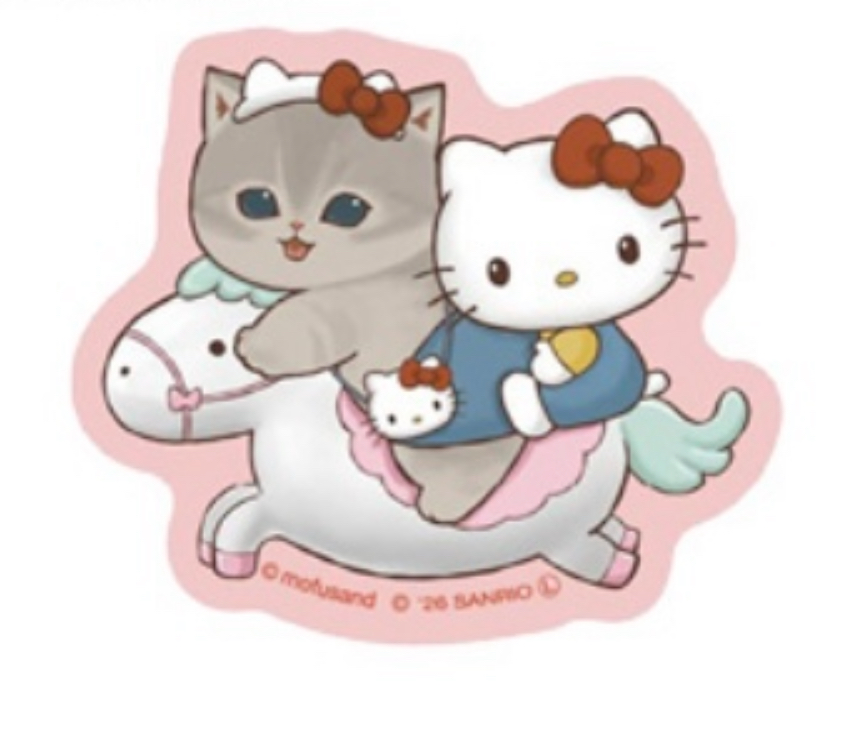 Mofusand 鯊魚貓 貼紙｜預訂