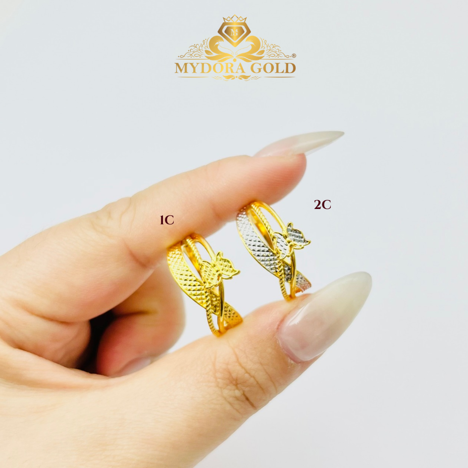 MYDORA Cincin Silang Butterfly Grace (5G) l EMAS 916/22K