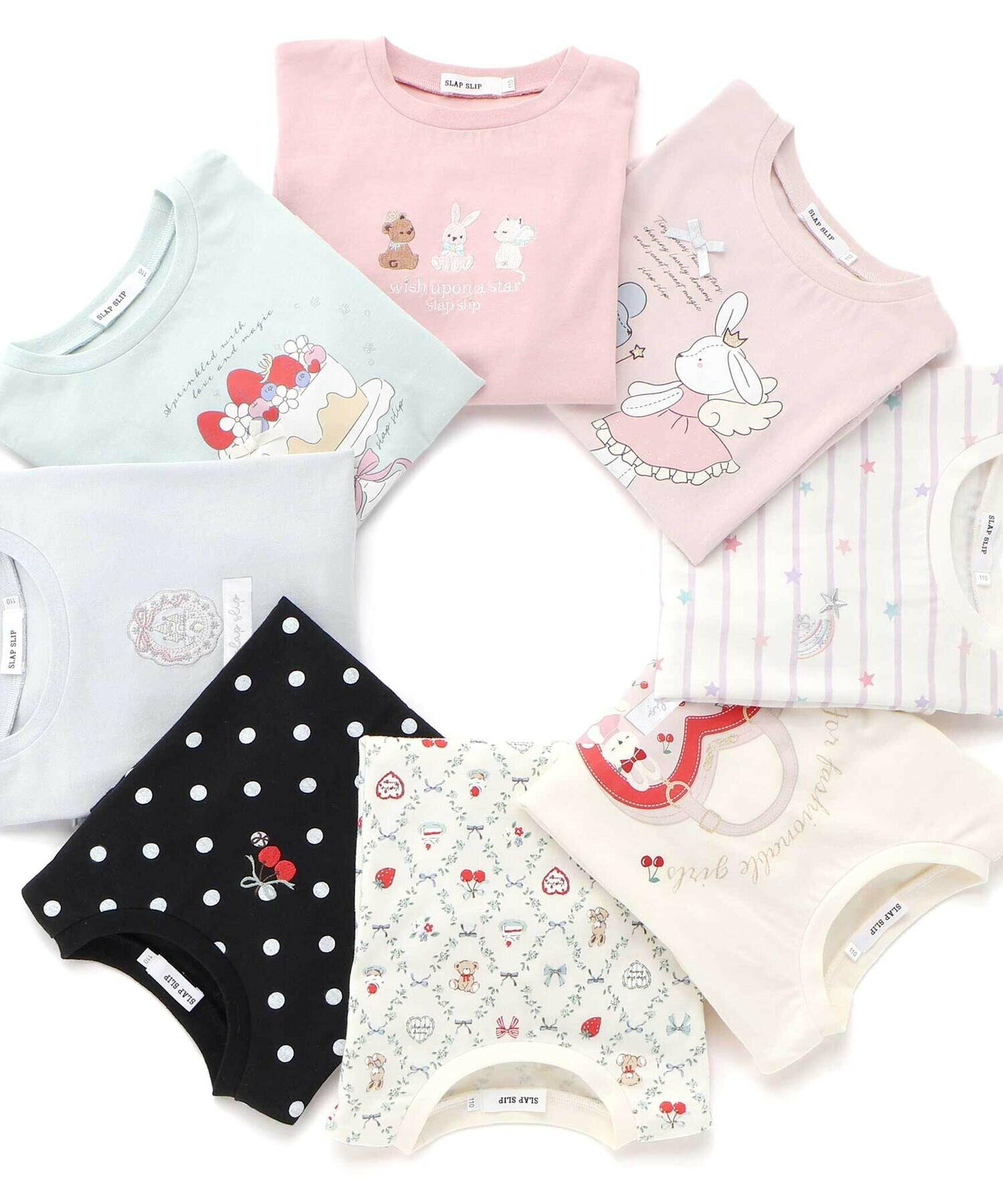 🆕【⭐訂購⭐】🇯🇵日本直送🌀SLAPSLIP 防污加工 有機棉 女童長袖Tee［8款選］🌀 [ELBA-0177][260305]