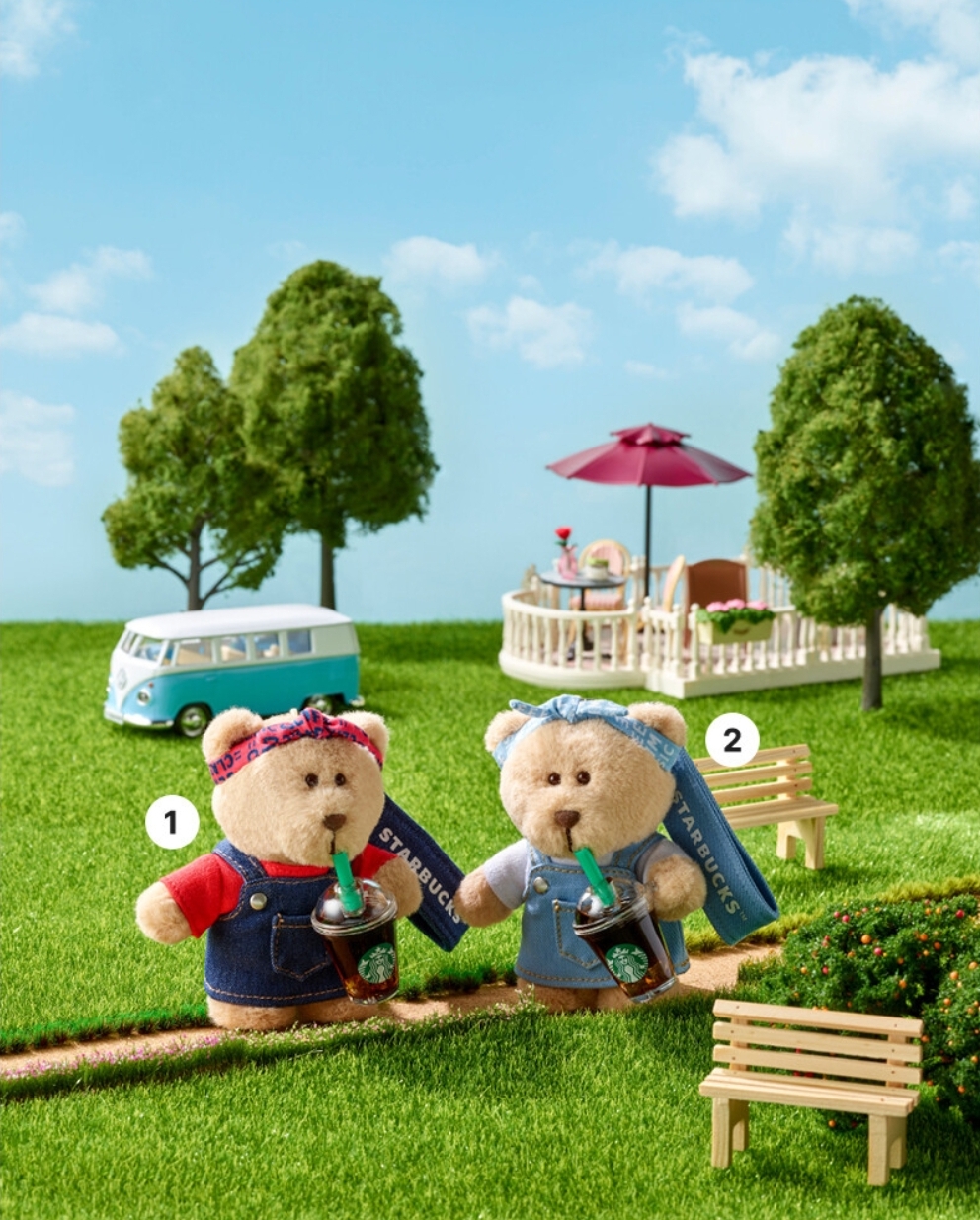 [ Starbucks ] 韓國 Starbucks Wash-blue denim 牛仔藍系列