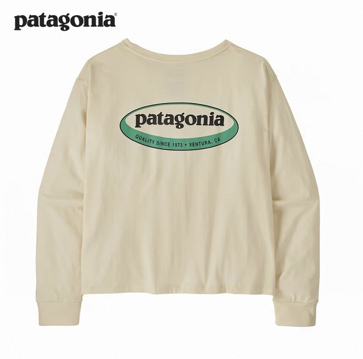 Patagonia Long-Sleeved '95 Oval Logo Easy-Cut T-Shirt