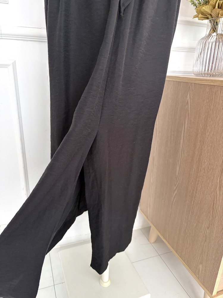 Effortless Wrap Dress (Black)