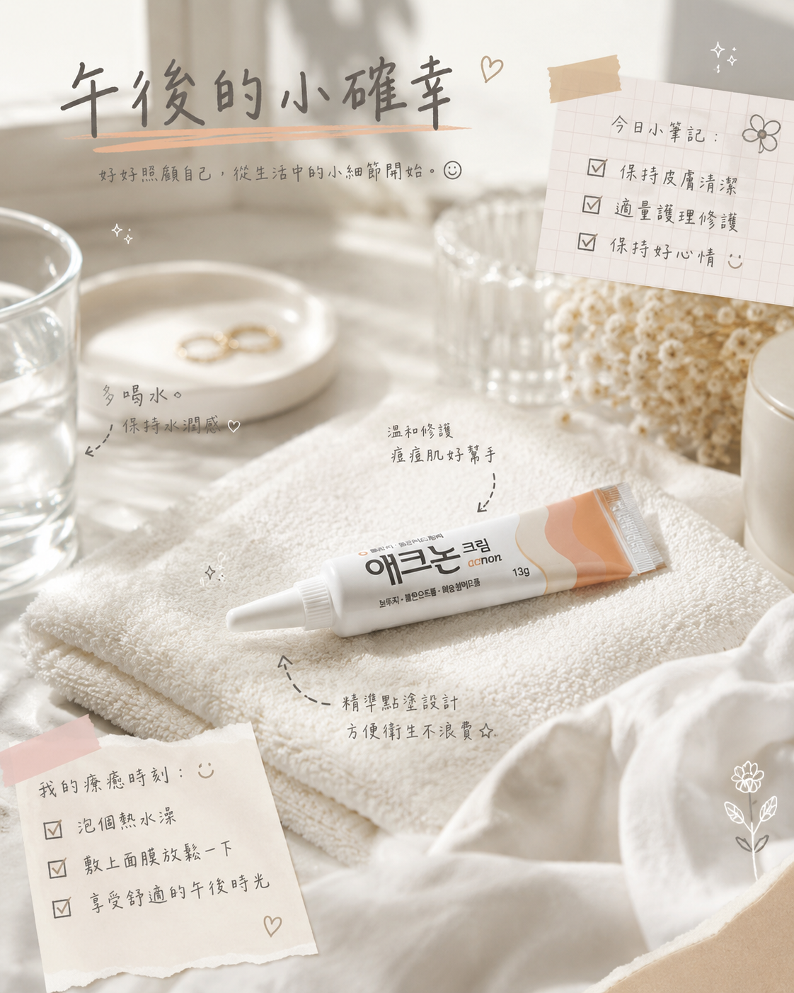 「石頭瘡剋星」Acnon Cream 痘痘修復膏 13g