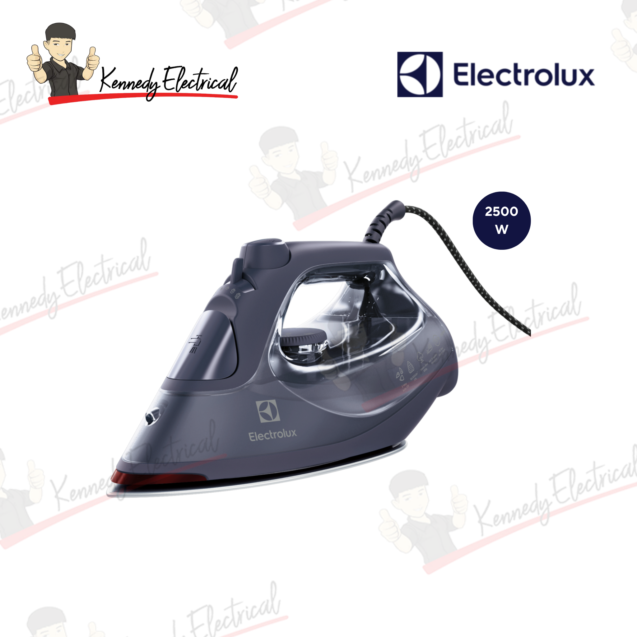 Electrolux Refine 600 Steam Iron with Anti-Drip (E6SI3-62MN)