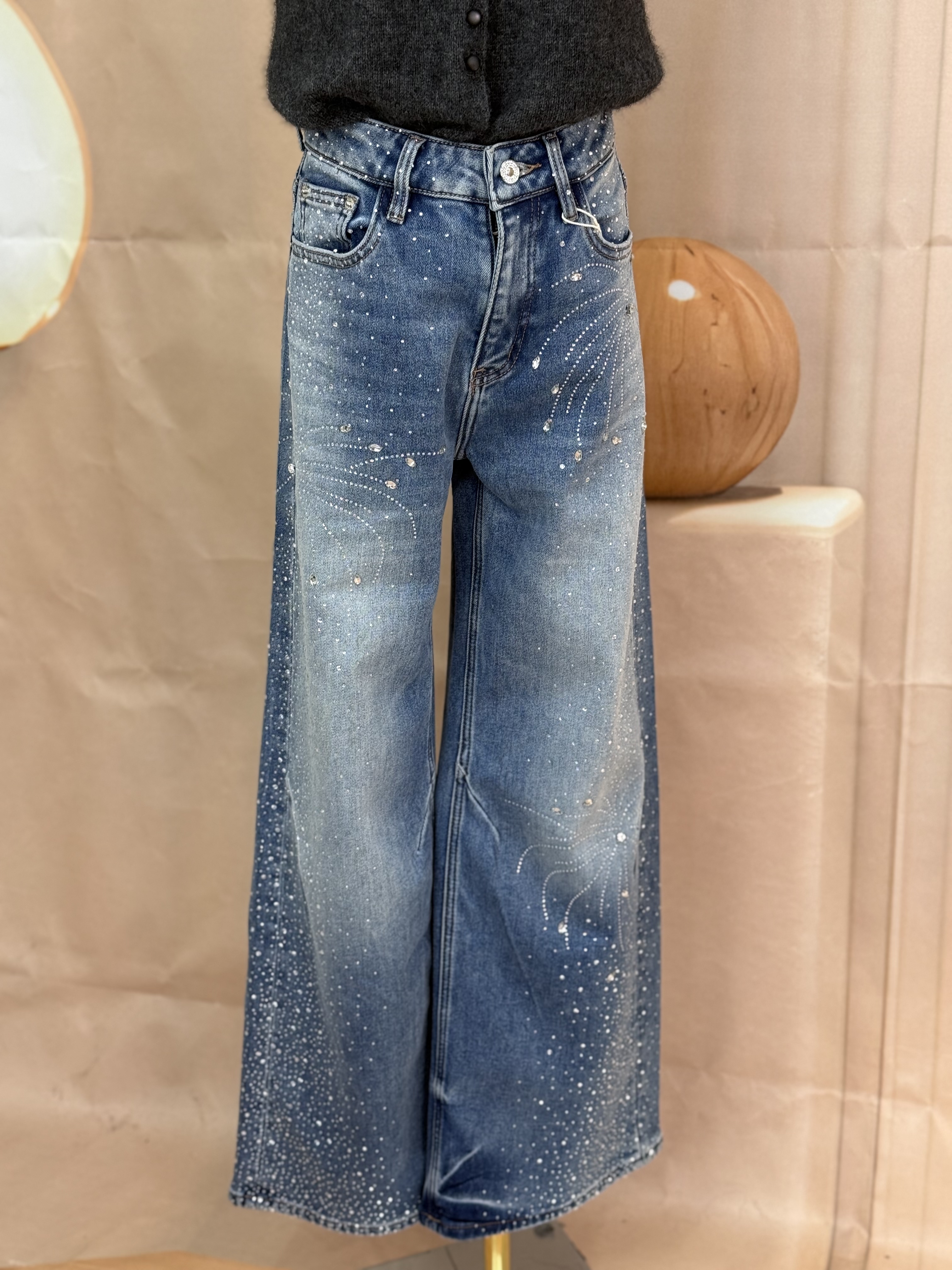 经典烟花牛仔裤