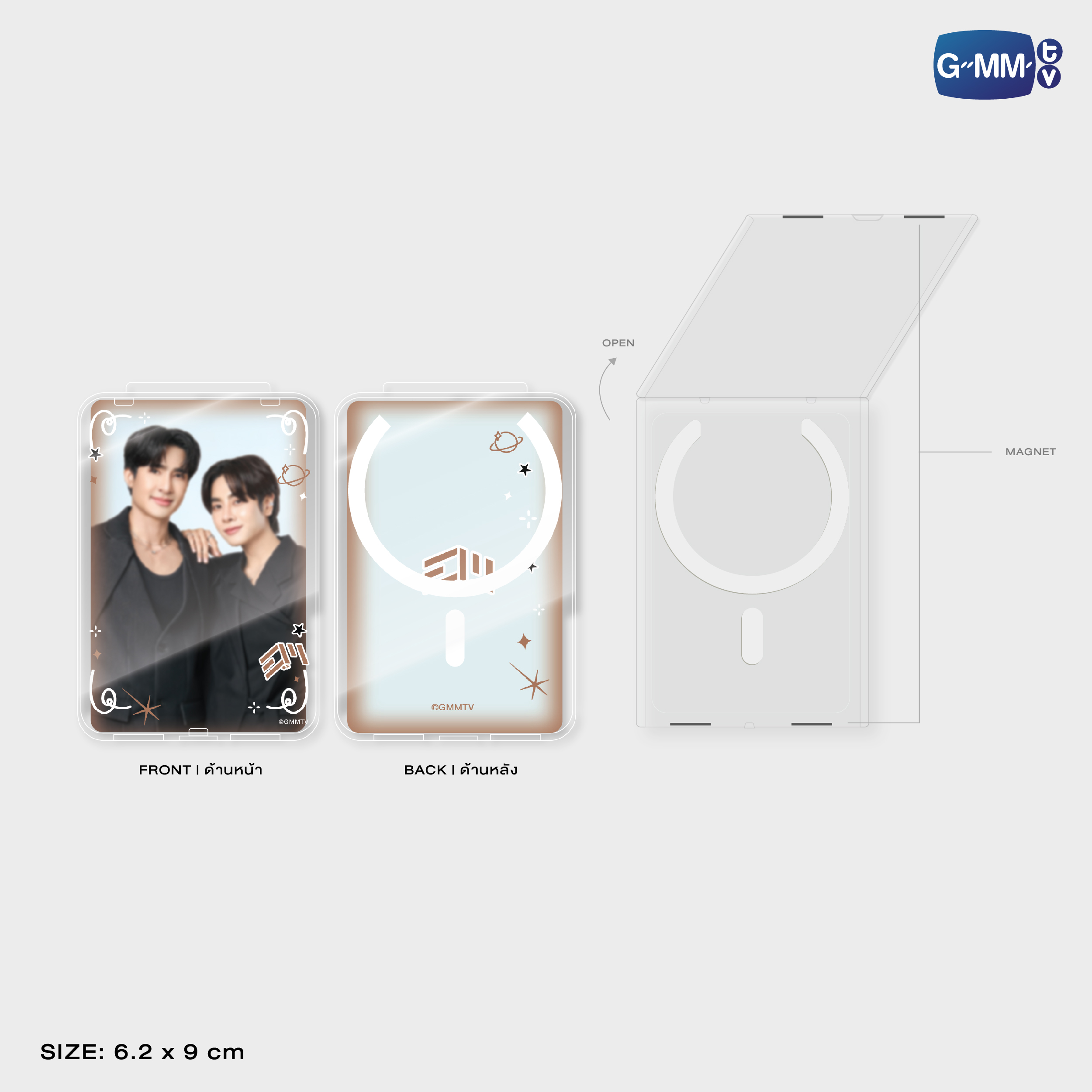 EARTHMIX ACRYLIC MAGNETIC CARD HOLDER | TAIPEI POP UP STORE JUN 2026