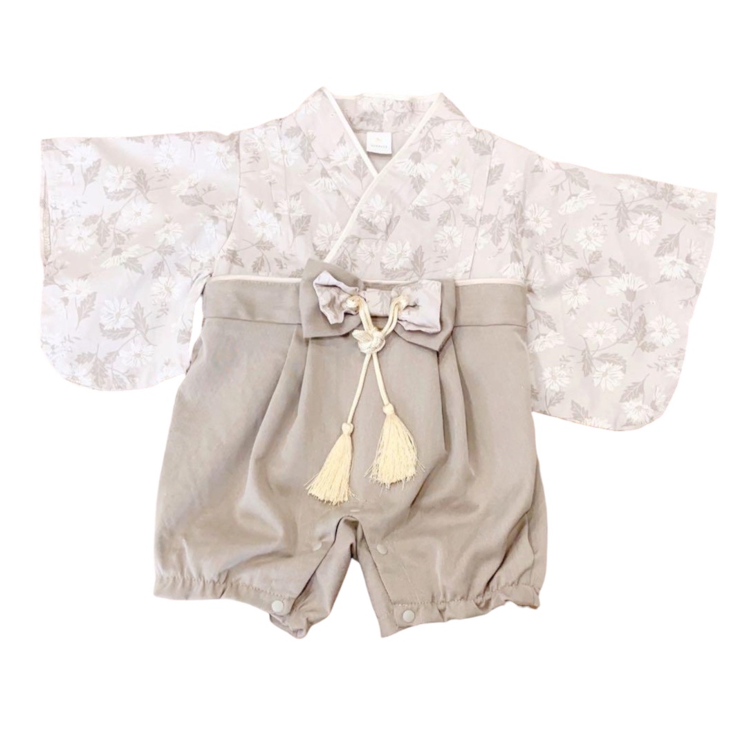 A0112 男仔花花和服款爬服