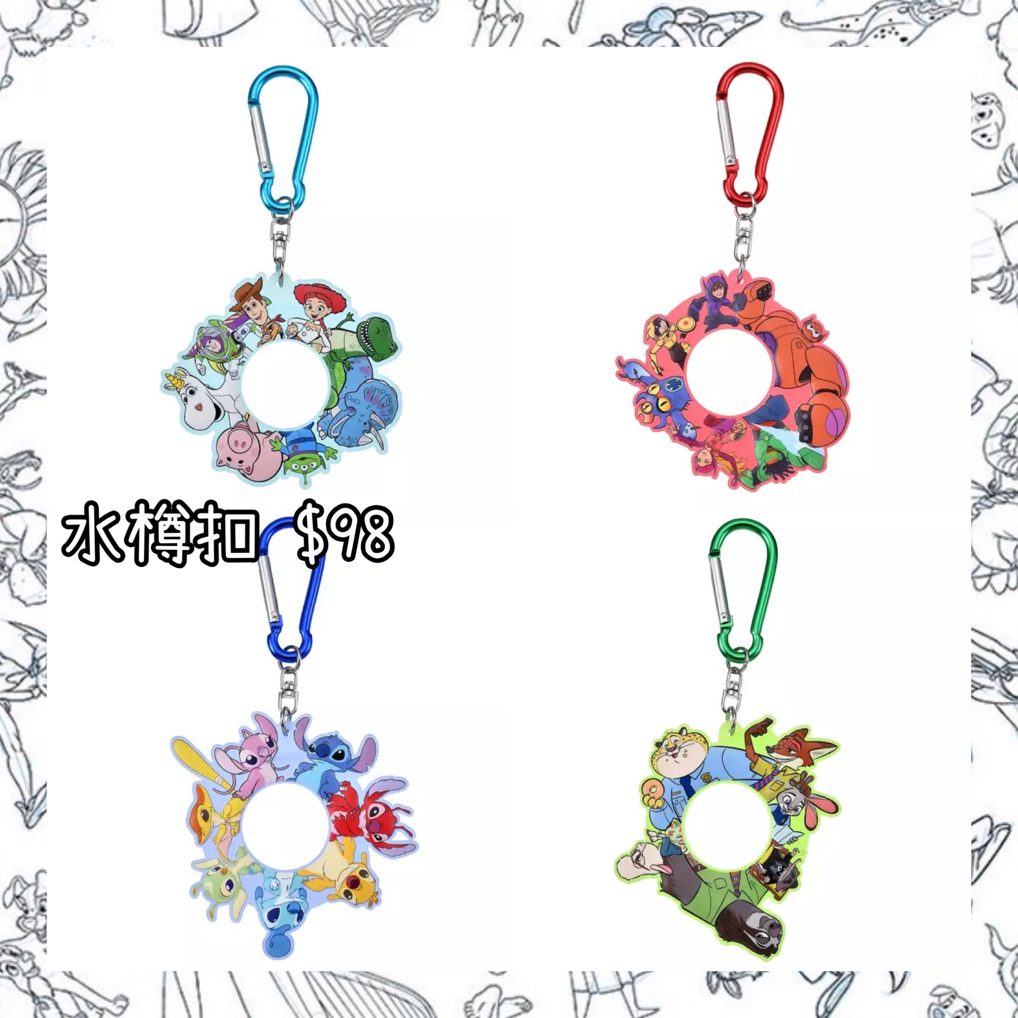 ：日本：KEY CHAIN FES 水樽扣