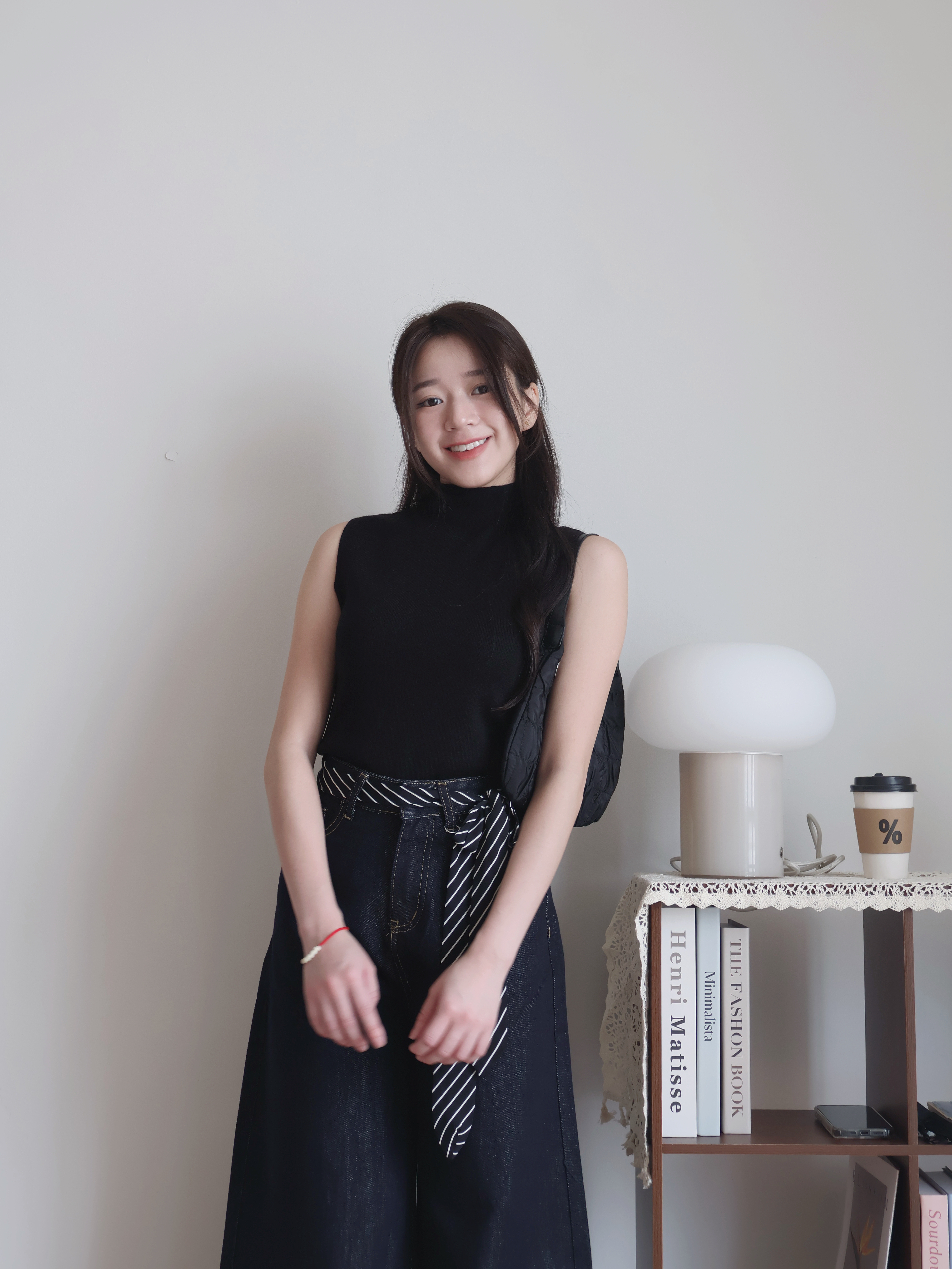 Asher Knitted Top | Black